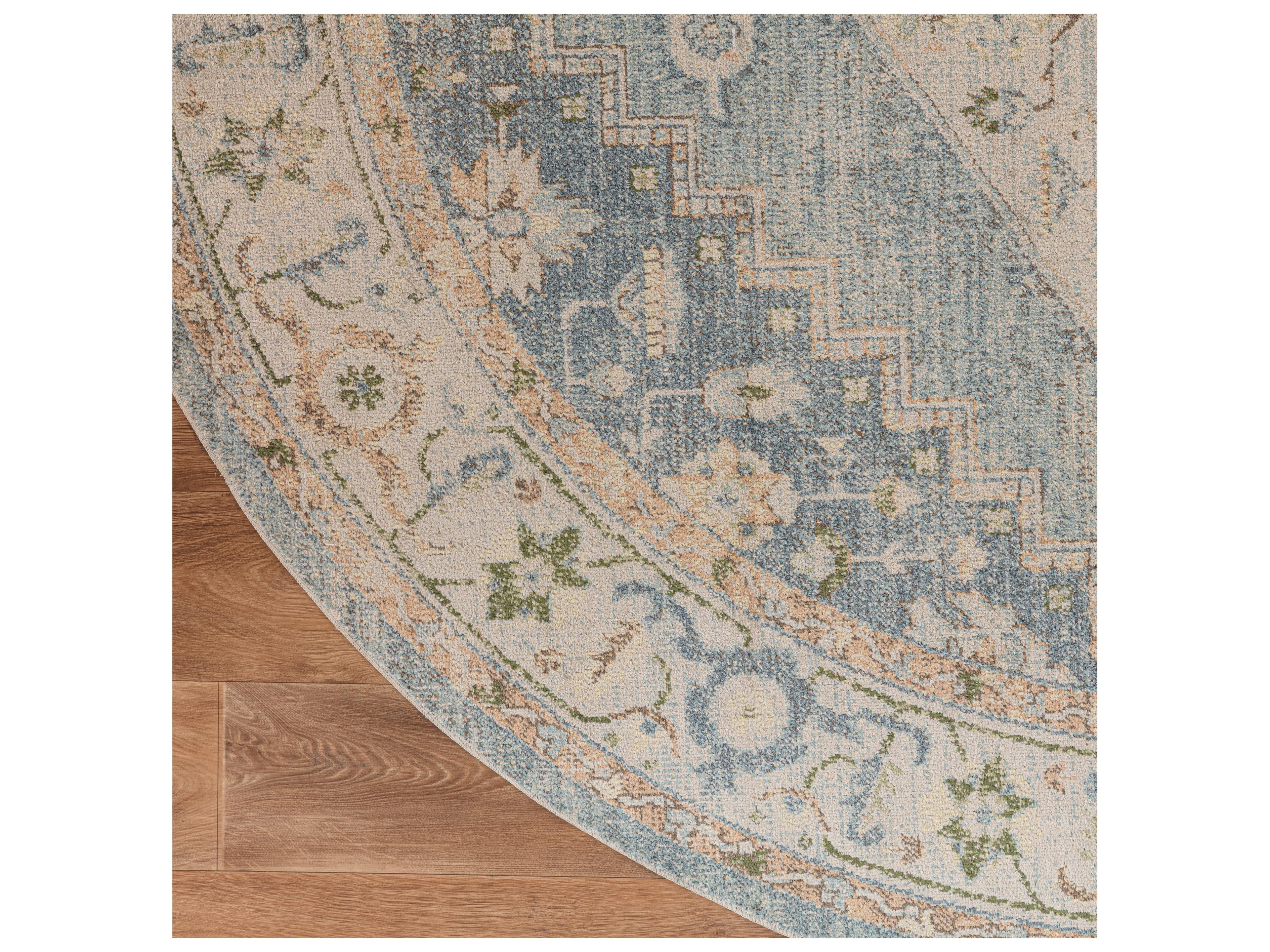 Nourison Astra Machine Washable Bordered Area Rug