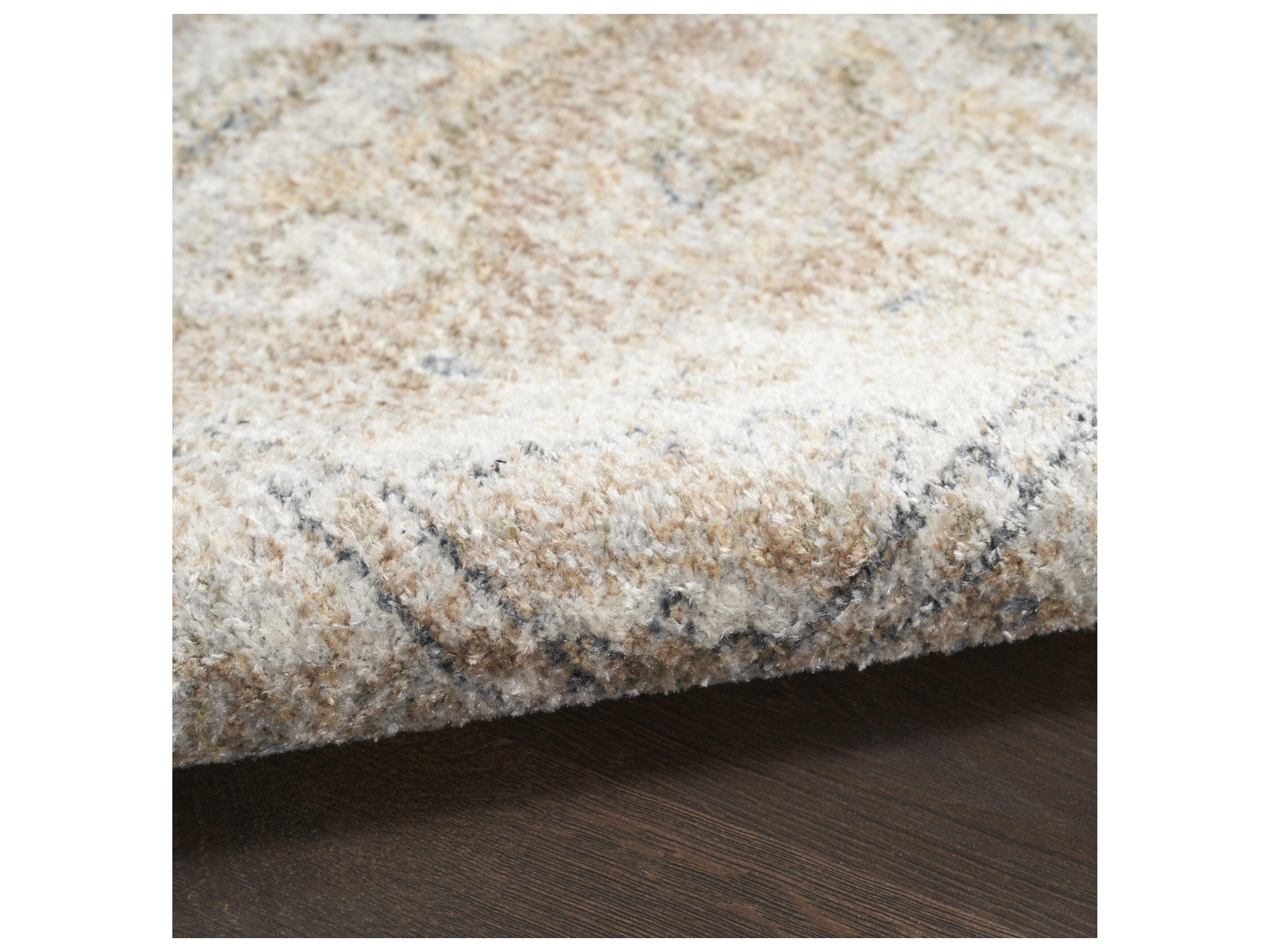 Nourison Astra Machine Washable Bordered Runner Area Rug