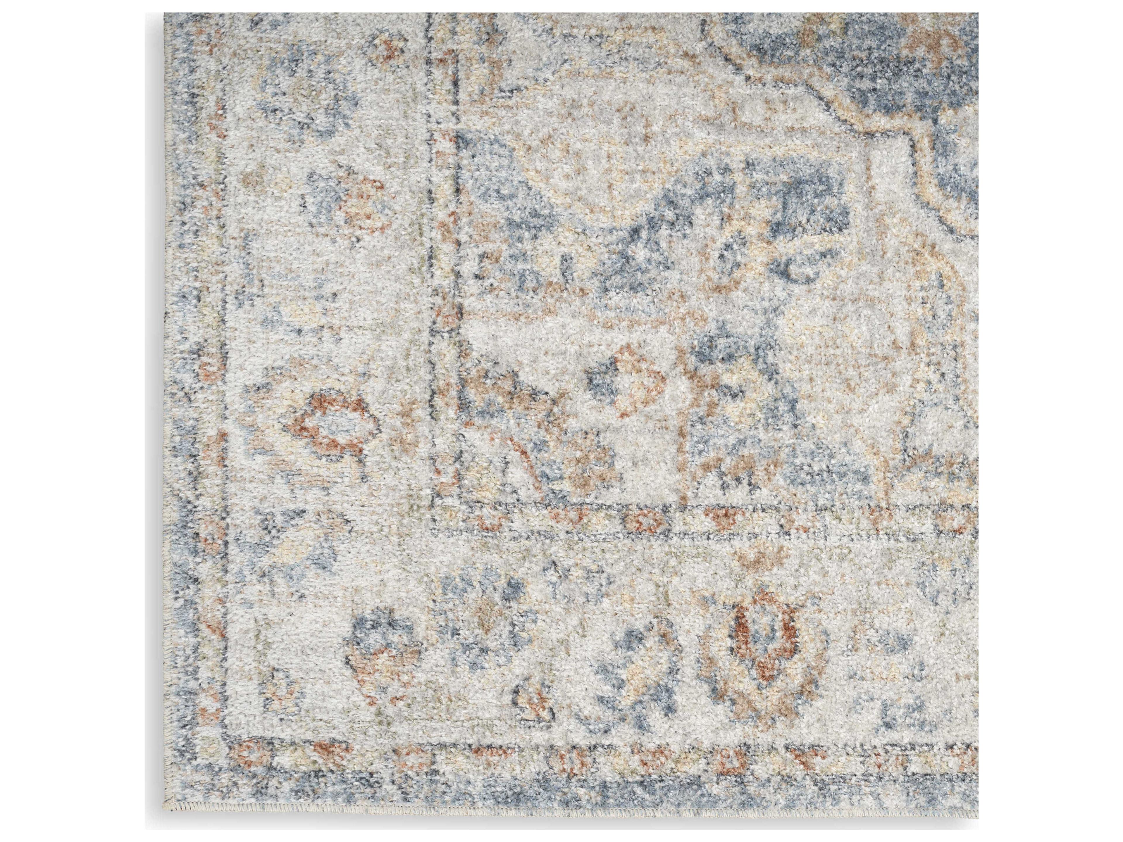 Nourison Astra Machine Washable Bordered Area Rug