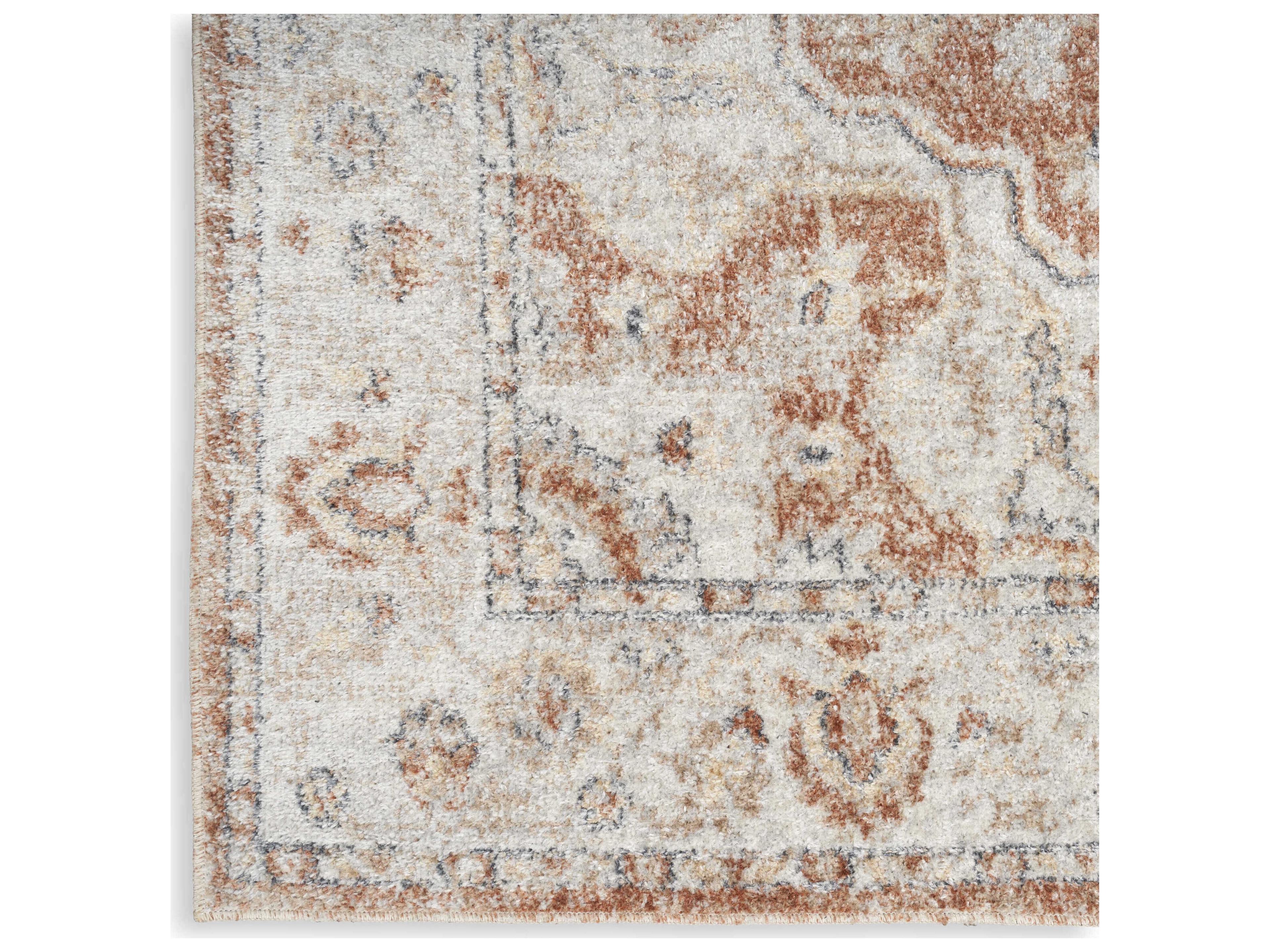 Nourison Astra Machine Washable Bordered Area Rug