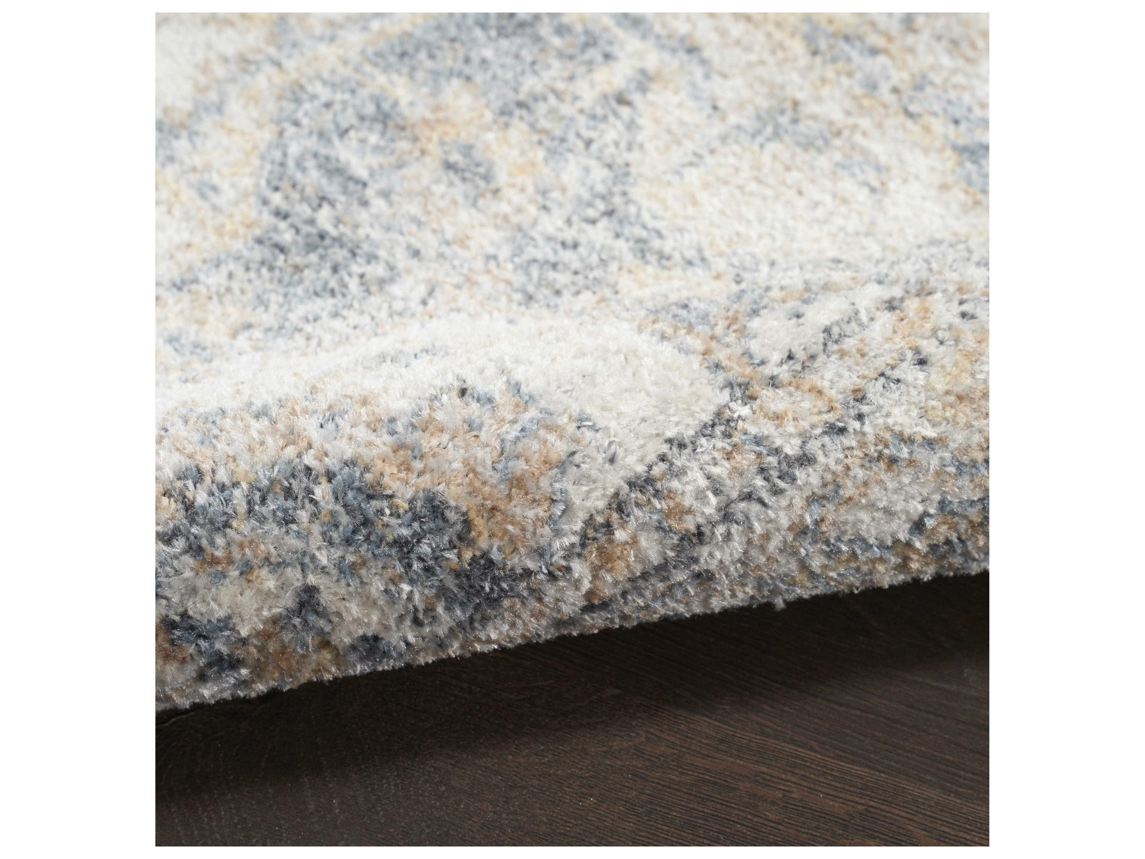 Nourison Astra Machine Washable Bordered Runner Area Rug