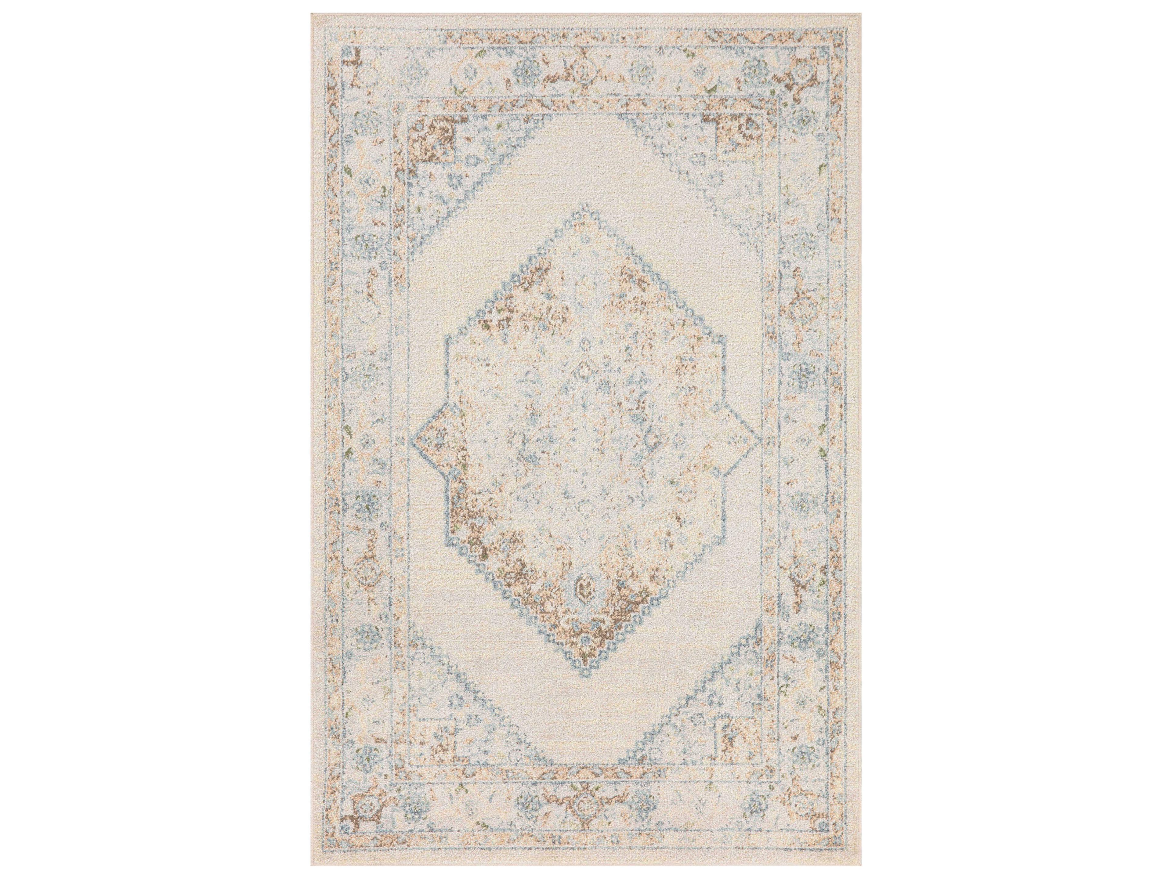 Astra Machine Washable Bordered Area Rug
