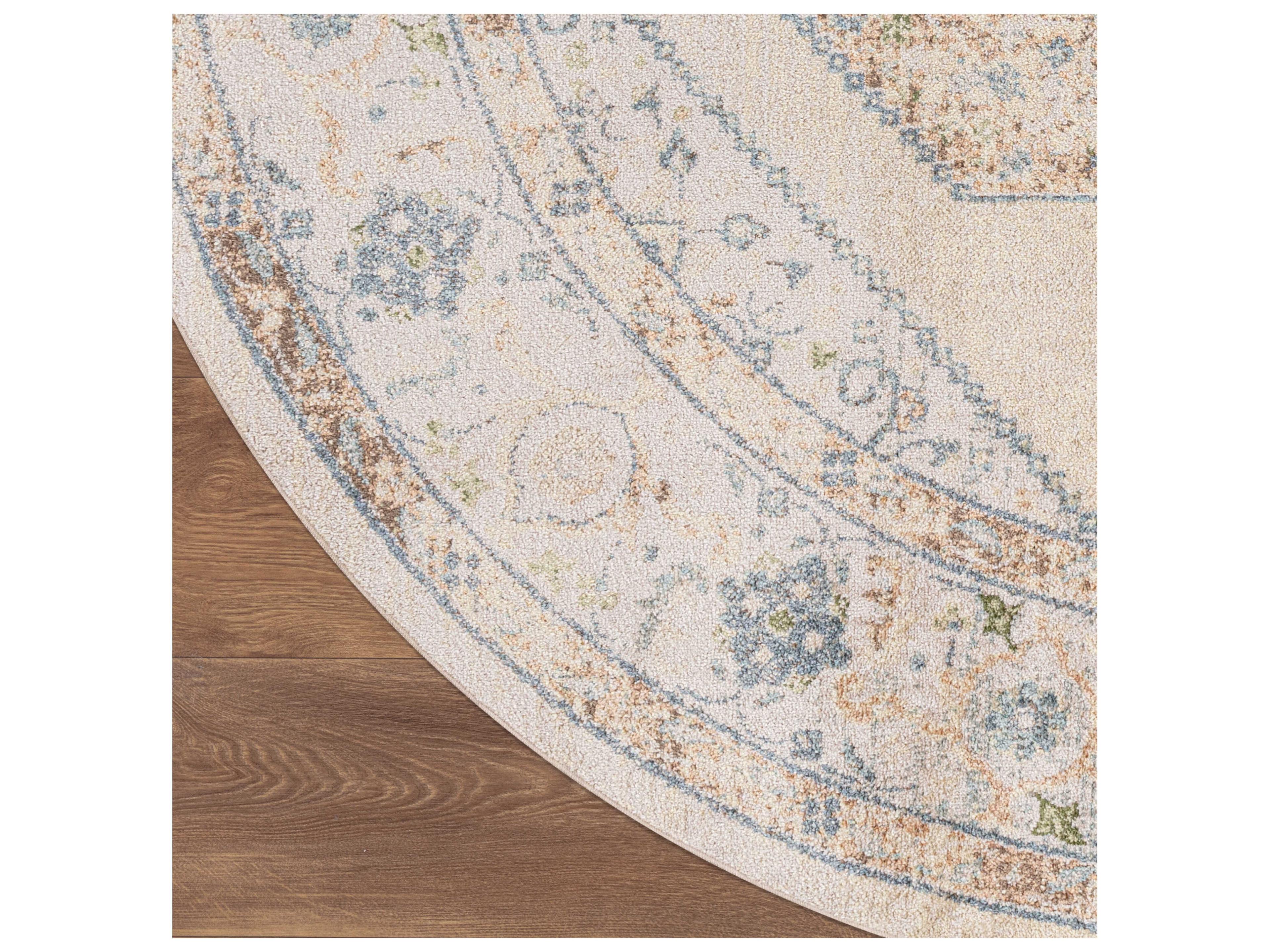 Nourison Astra Machine Washable Bordered Area Rug