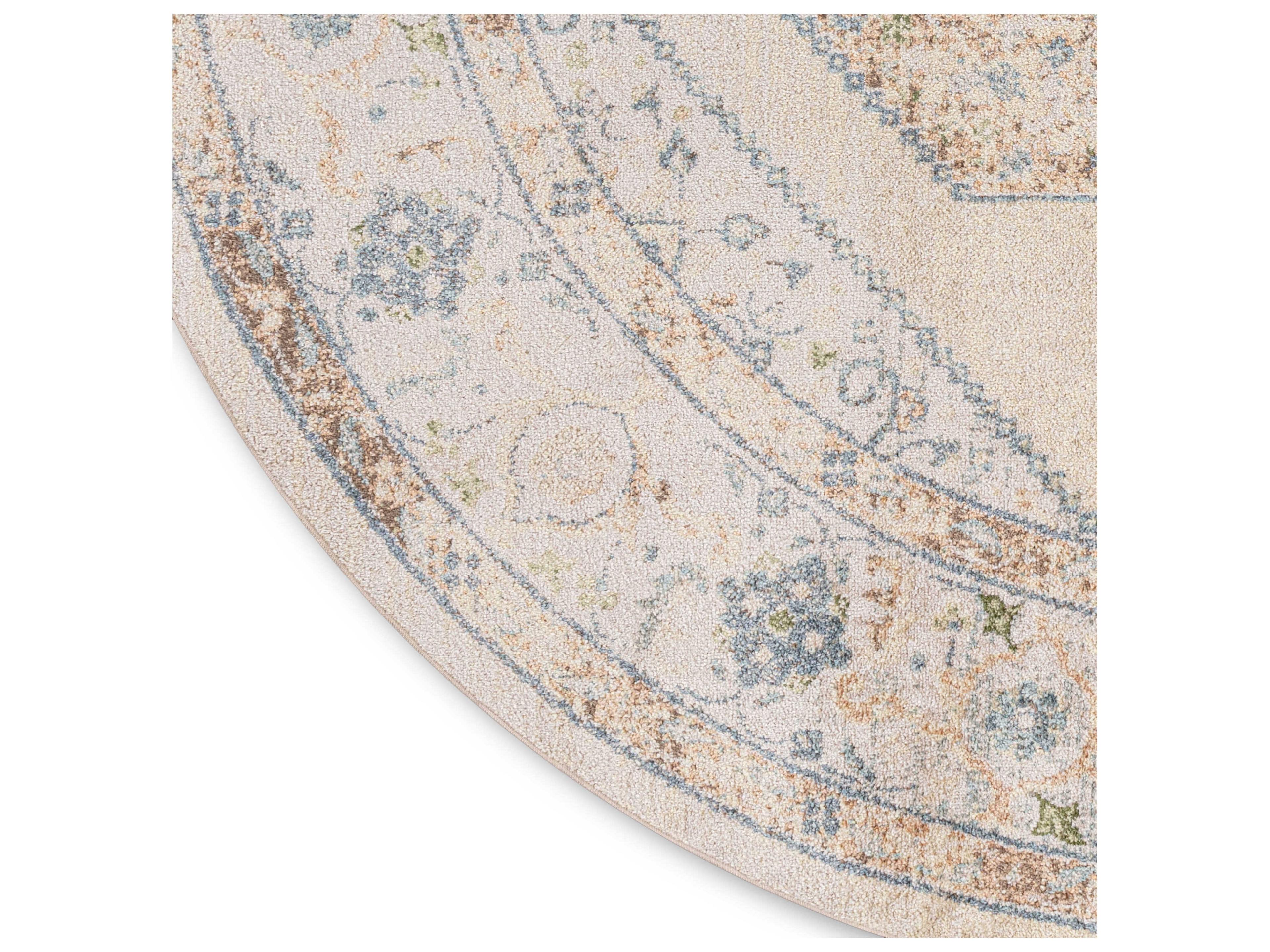 Nourison Astra Machine Washable Bordered Area Rug