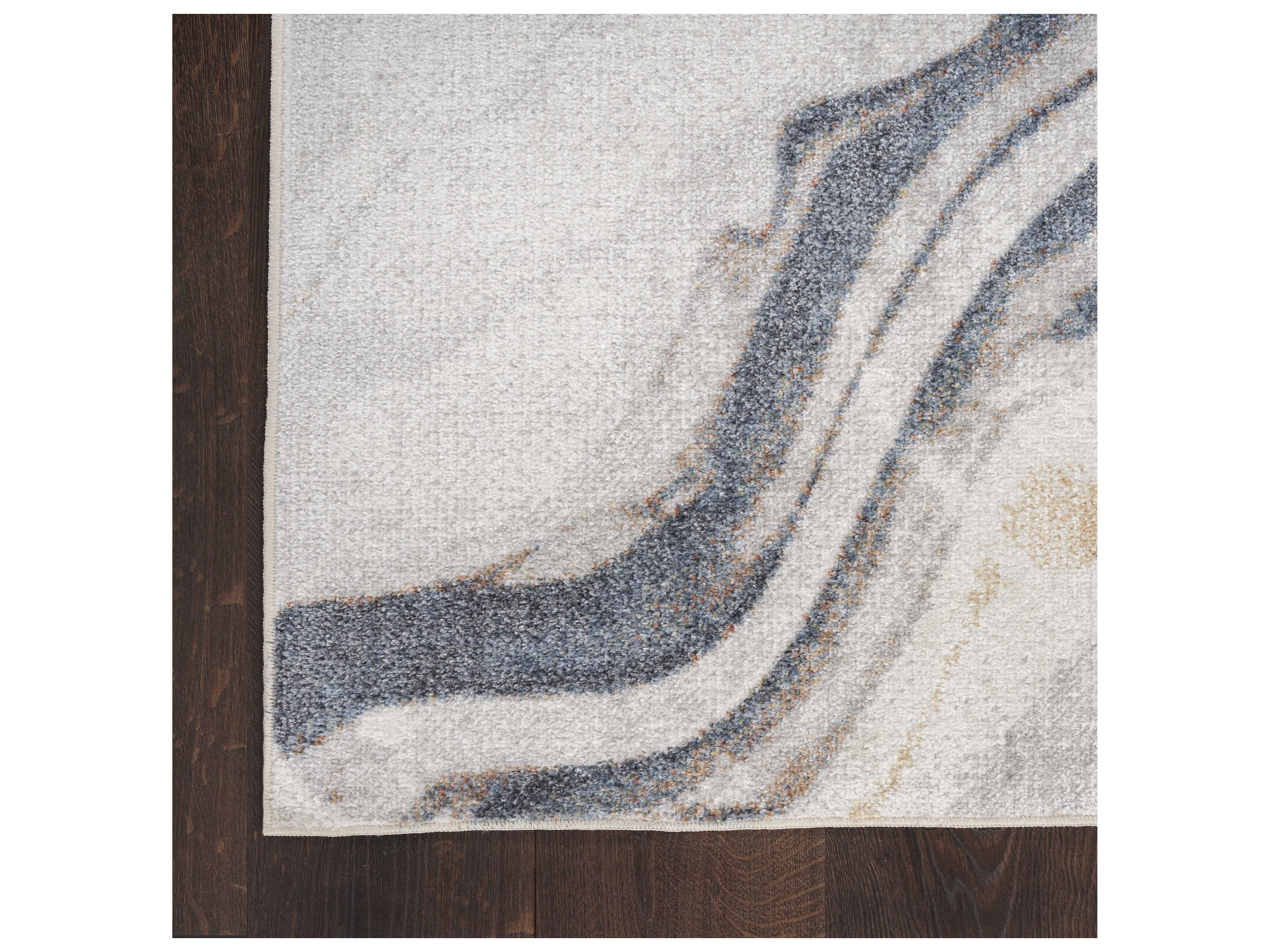 Nourison Astra Machine Washable Abstract Runner Area Rug
