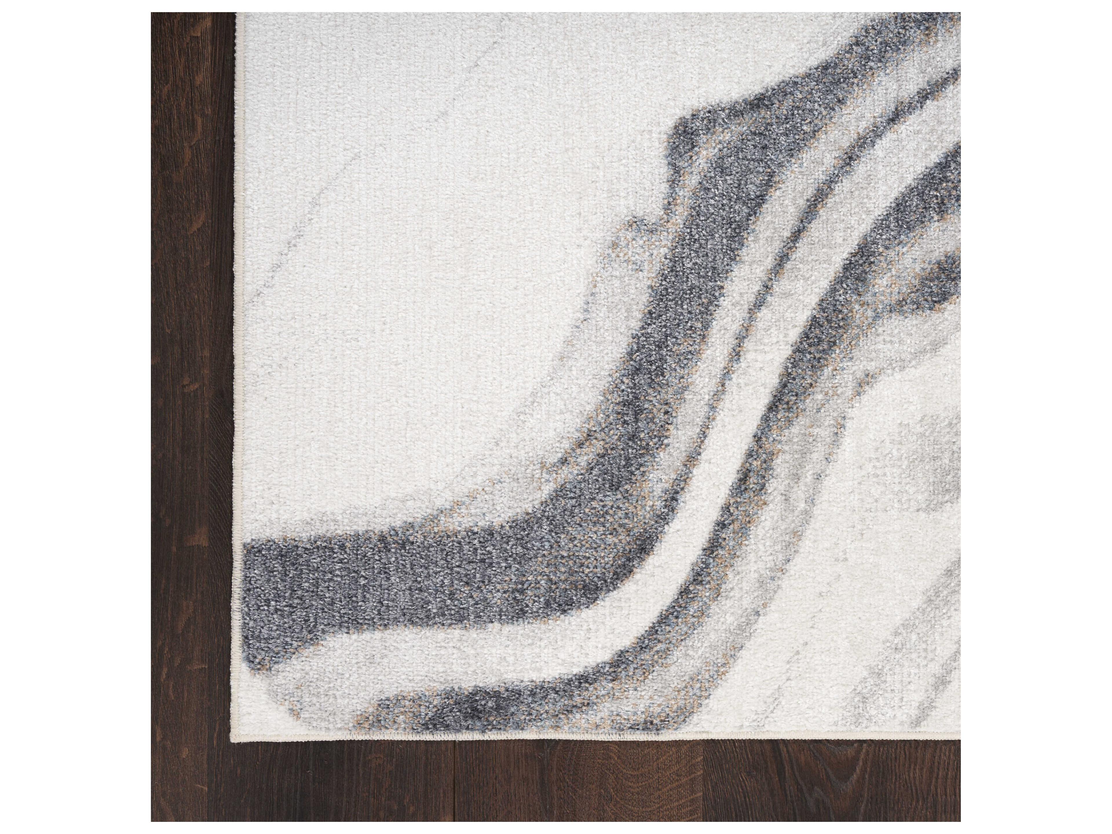 Nourison Astra Machine Washable Abstract Runner Area Rug