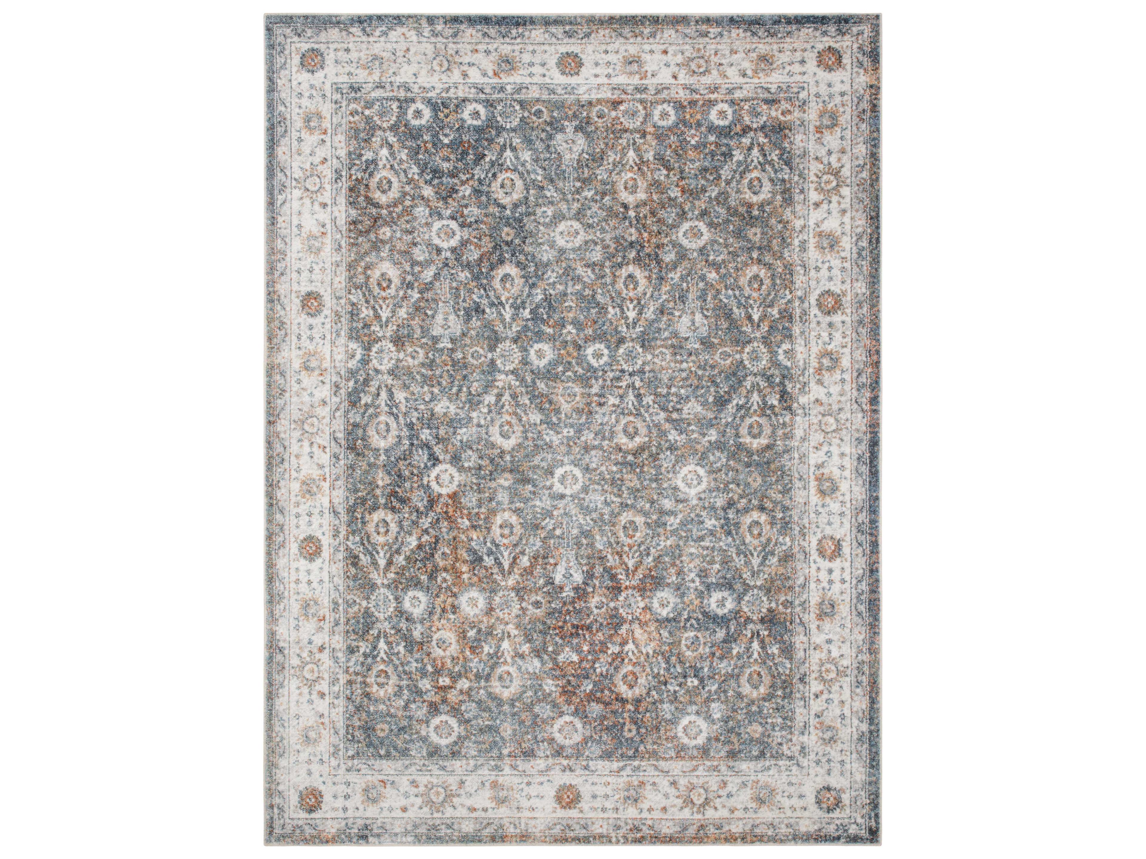 Astra Machine Washable Bordered Area Rug