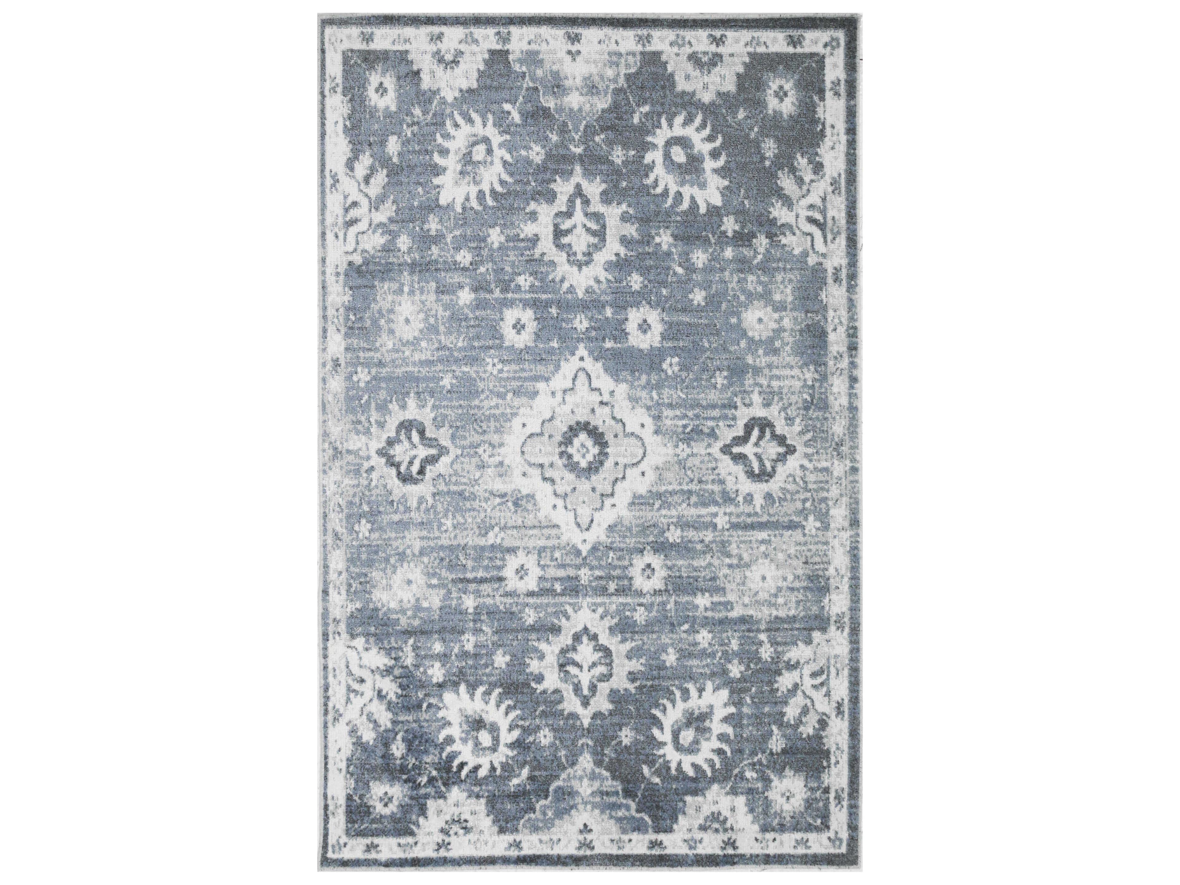 Astra Machine Washable Bordered Area Rug