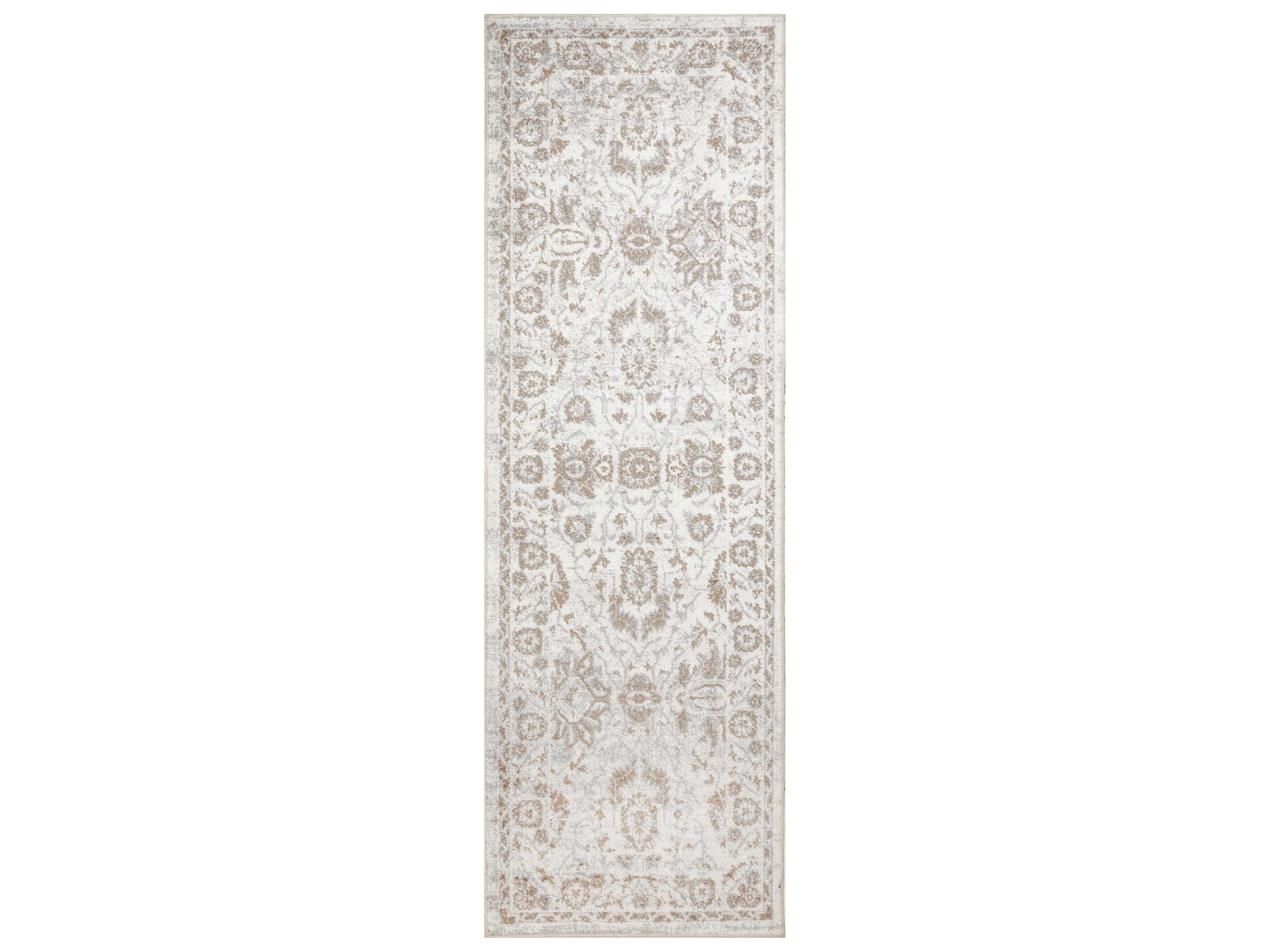 Astra Machine Washable Bordered Runner Area Rug