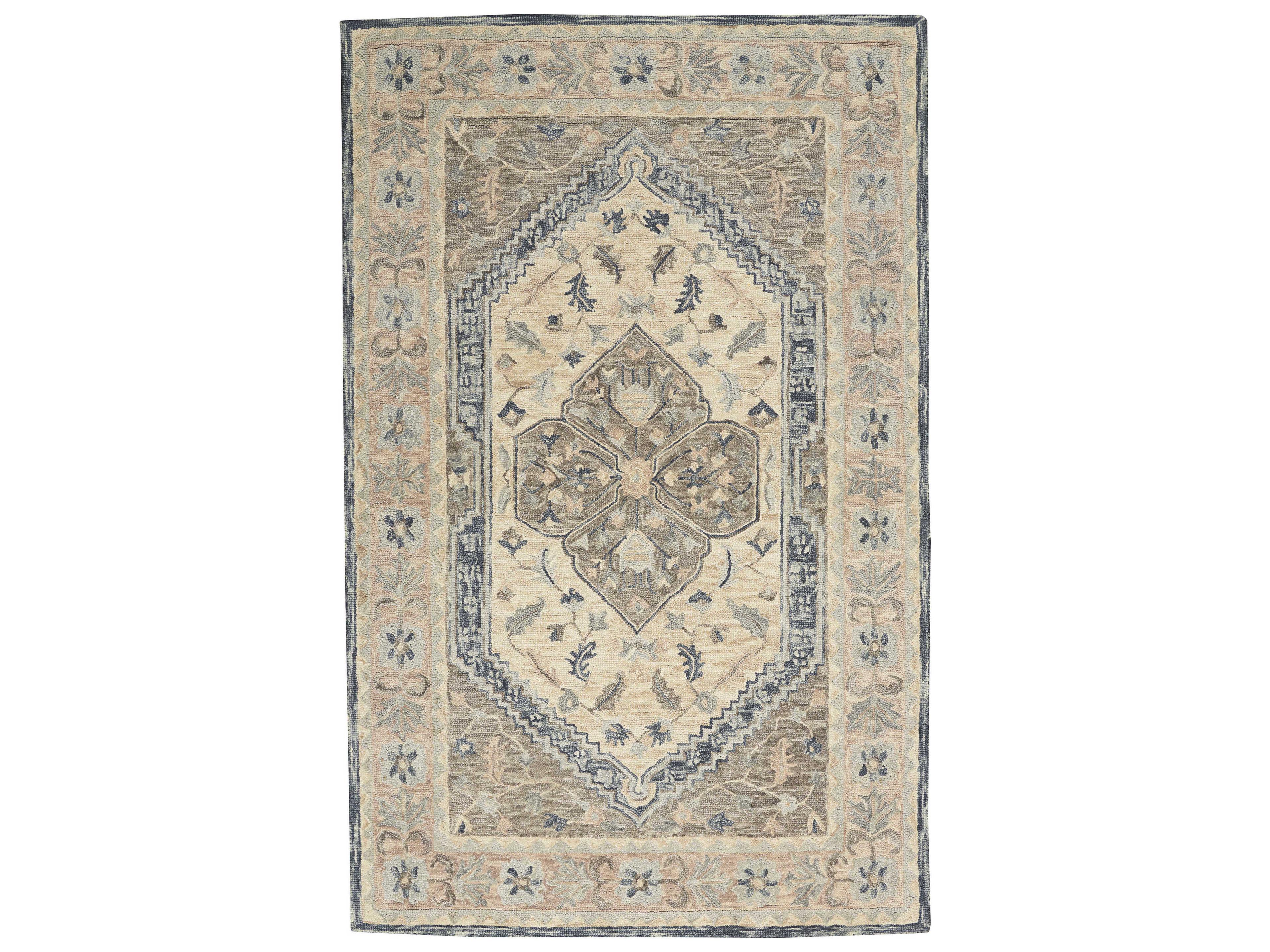Bahari Bordered Area Rug
