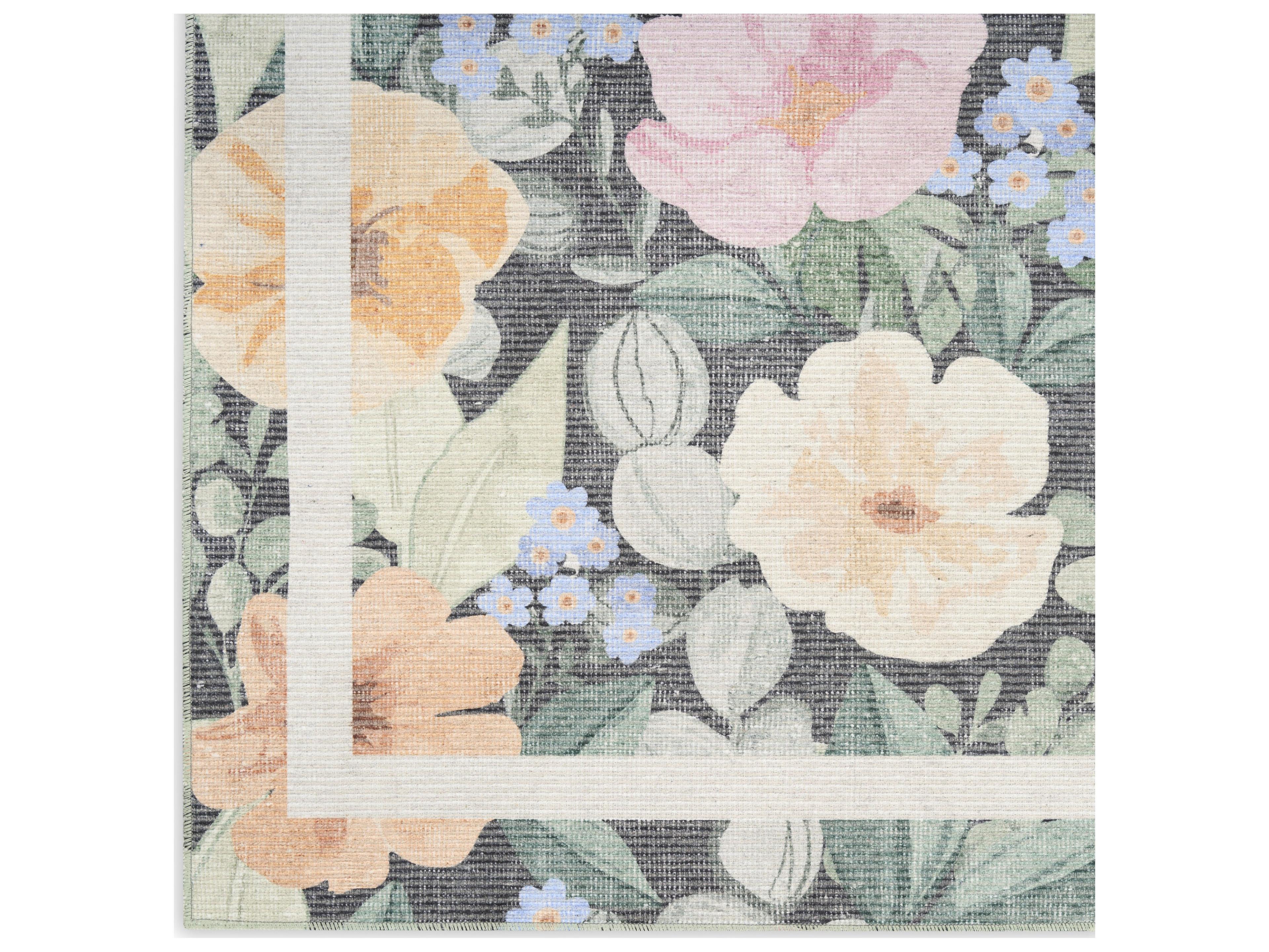 Nourison Botan Bordered Area Rug