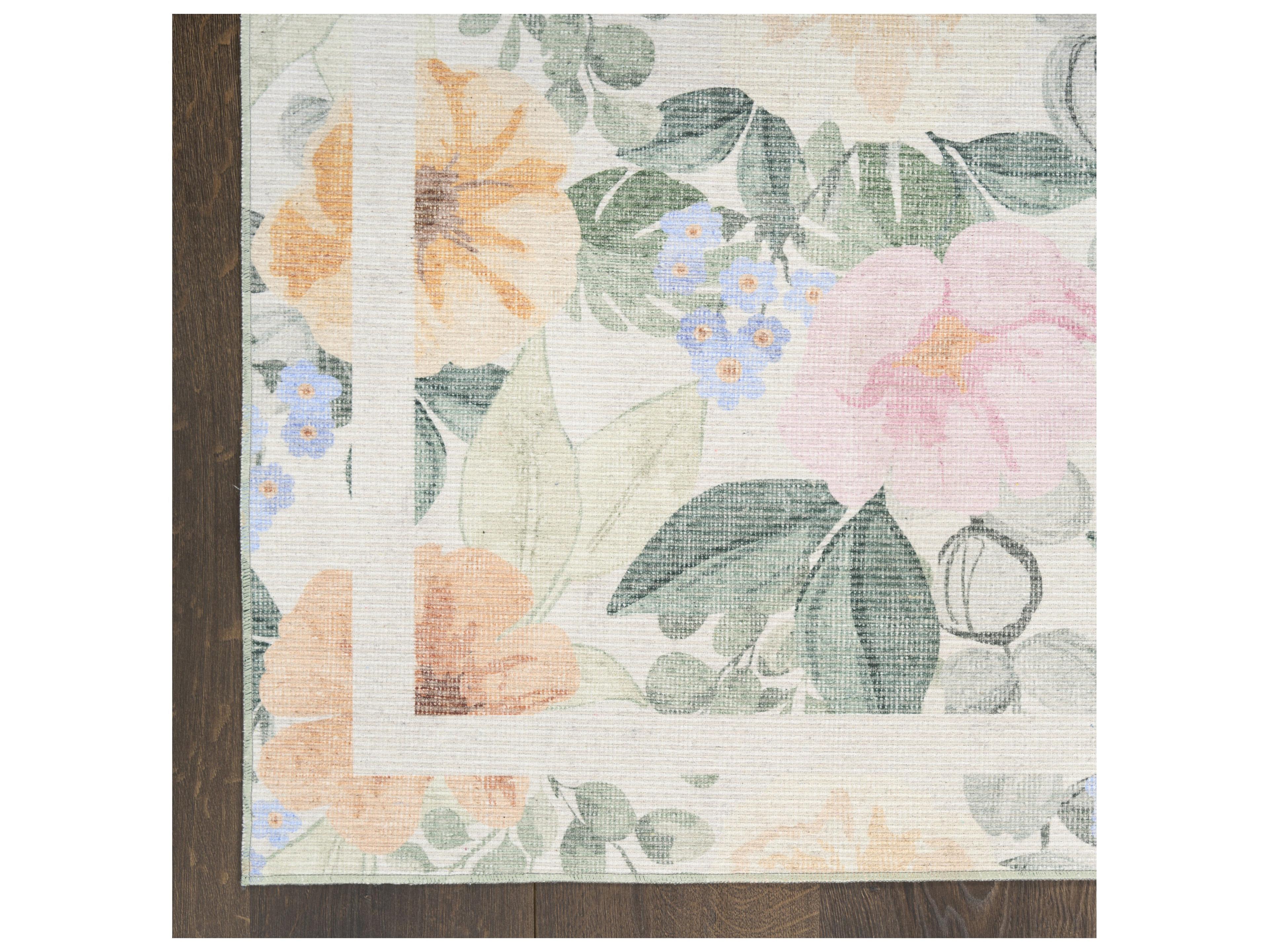 Nourison Botan Bordered Area Rug