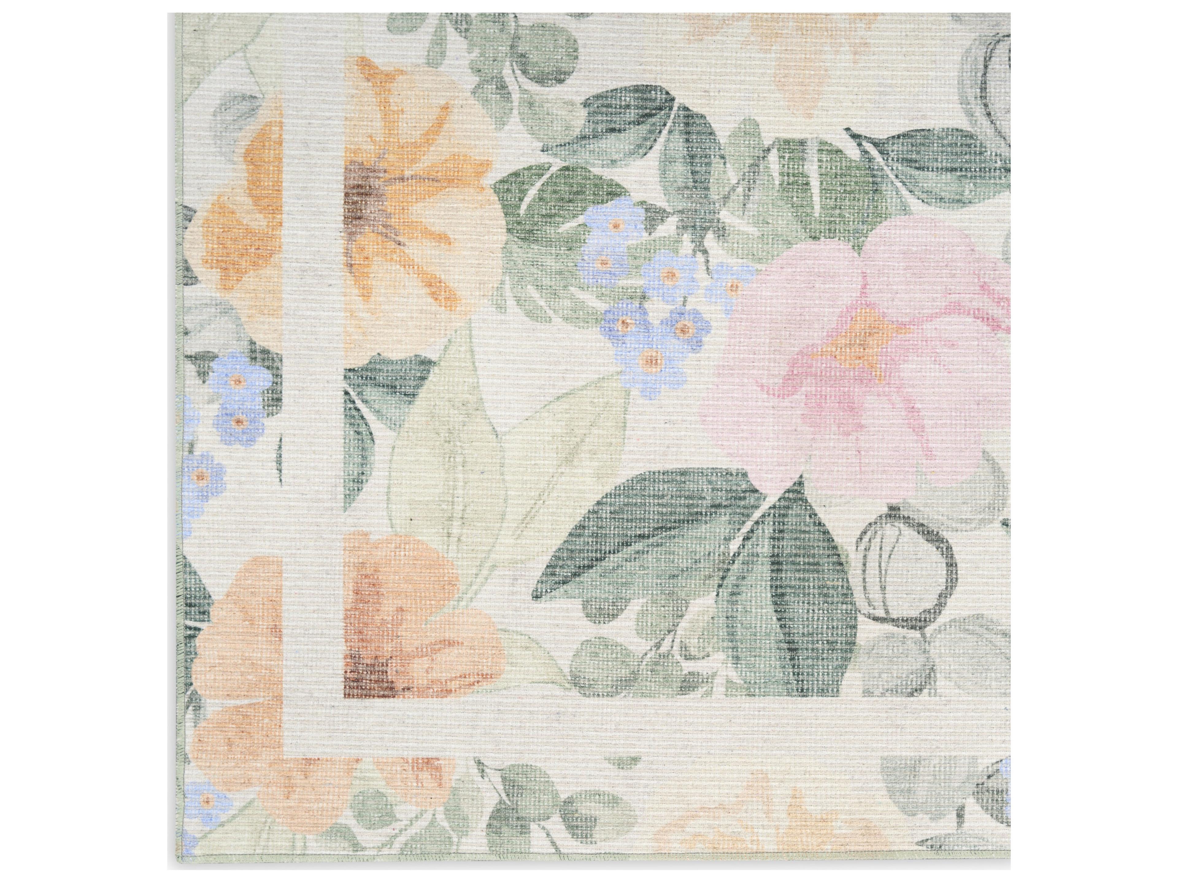 Nourison Botan Bordered Area Rug