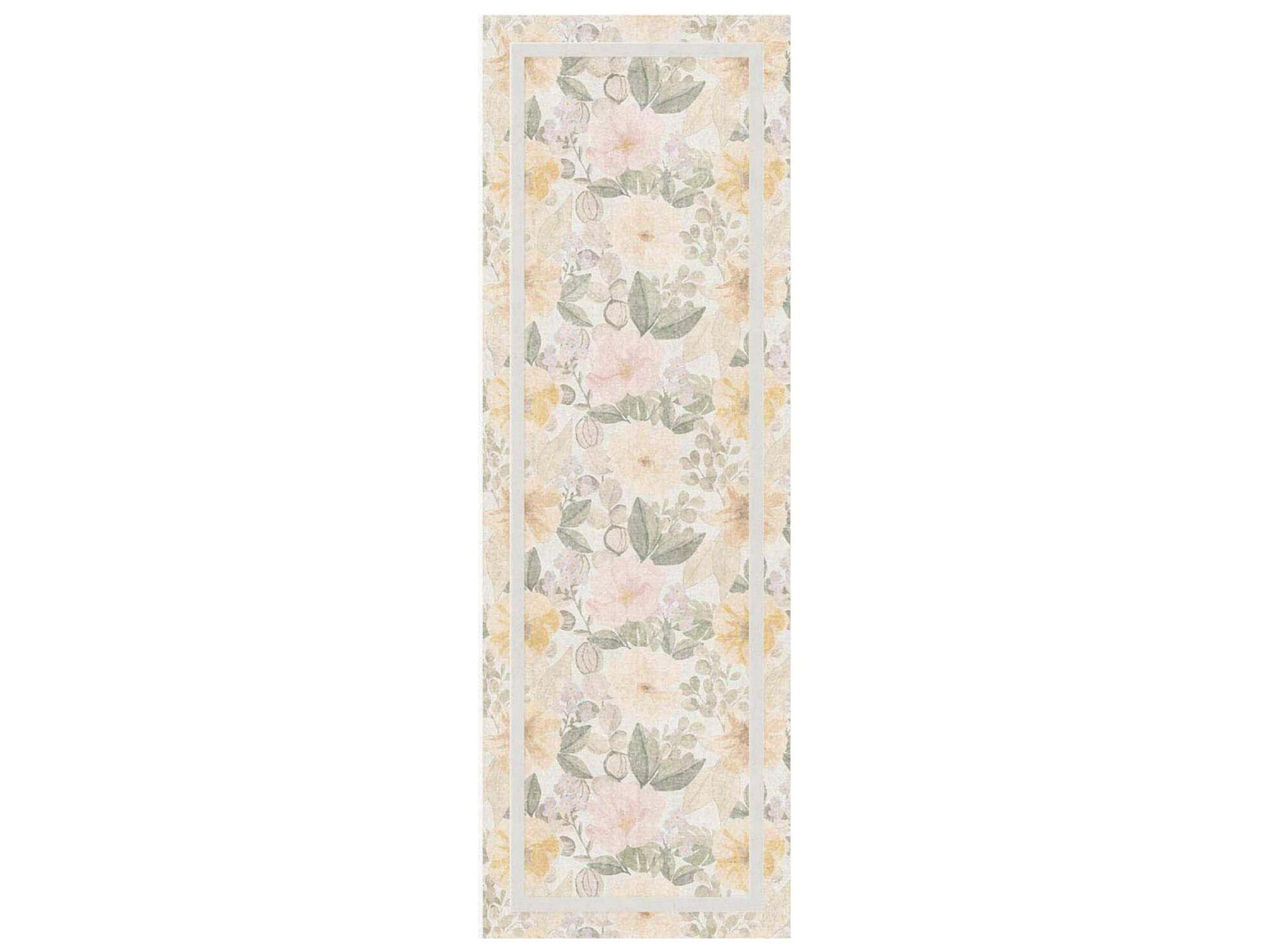Botan Bordered Runner Area Rug