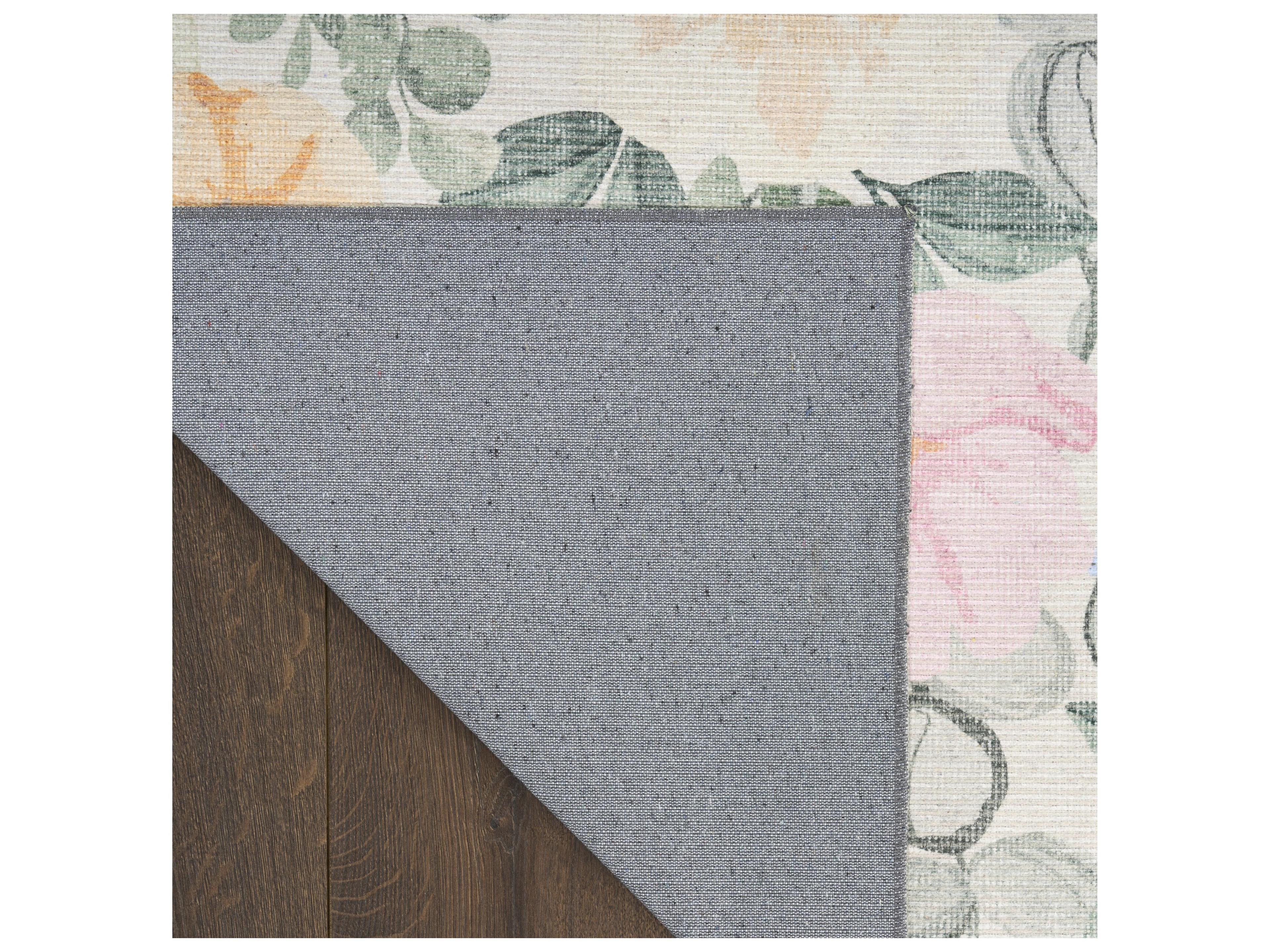 Nourison Botan Bordered Runner Area Rug