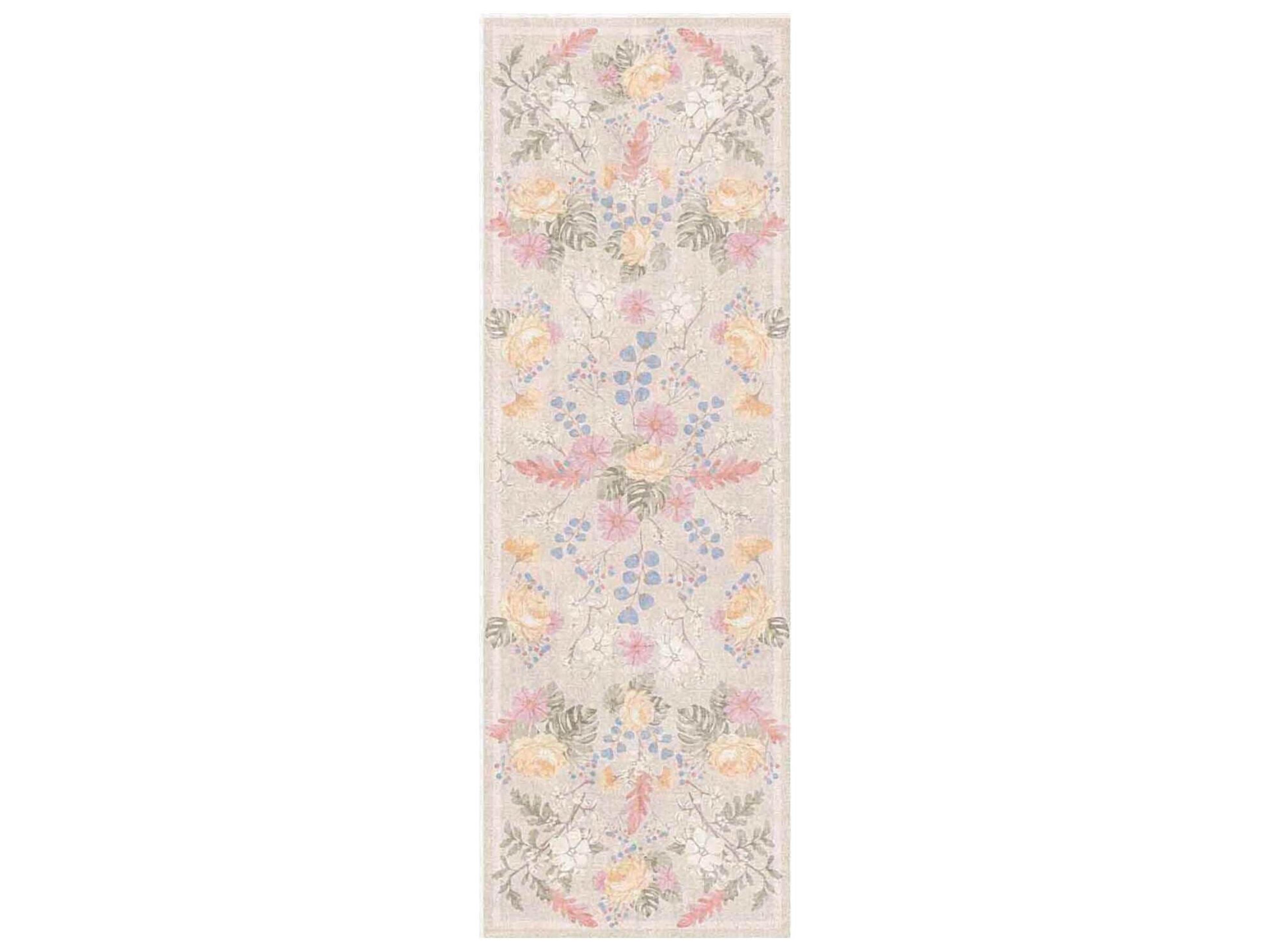Botan Bordered Runner Area Rug