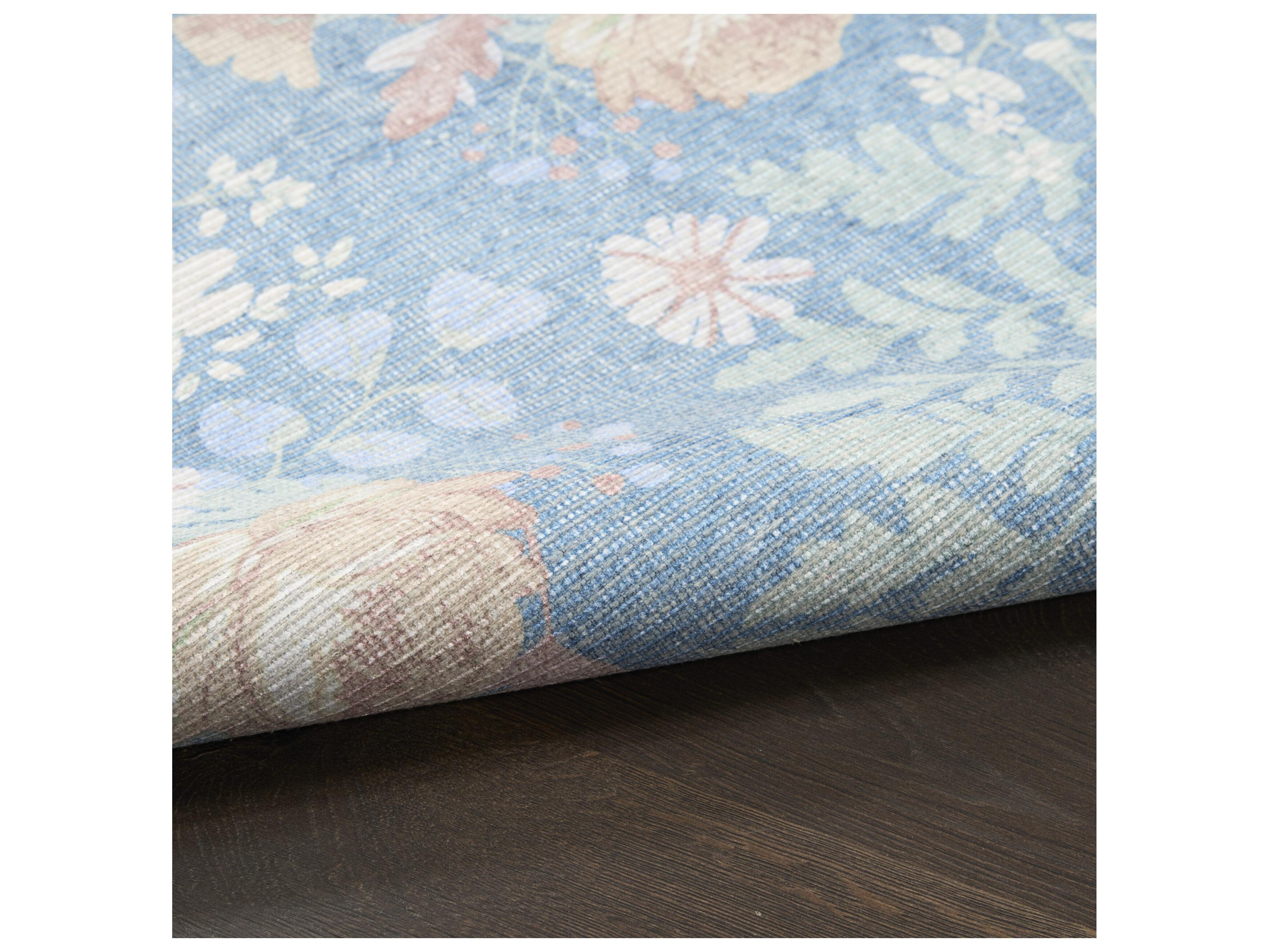 Nourison Botan Bordered Runner Area Rug