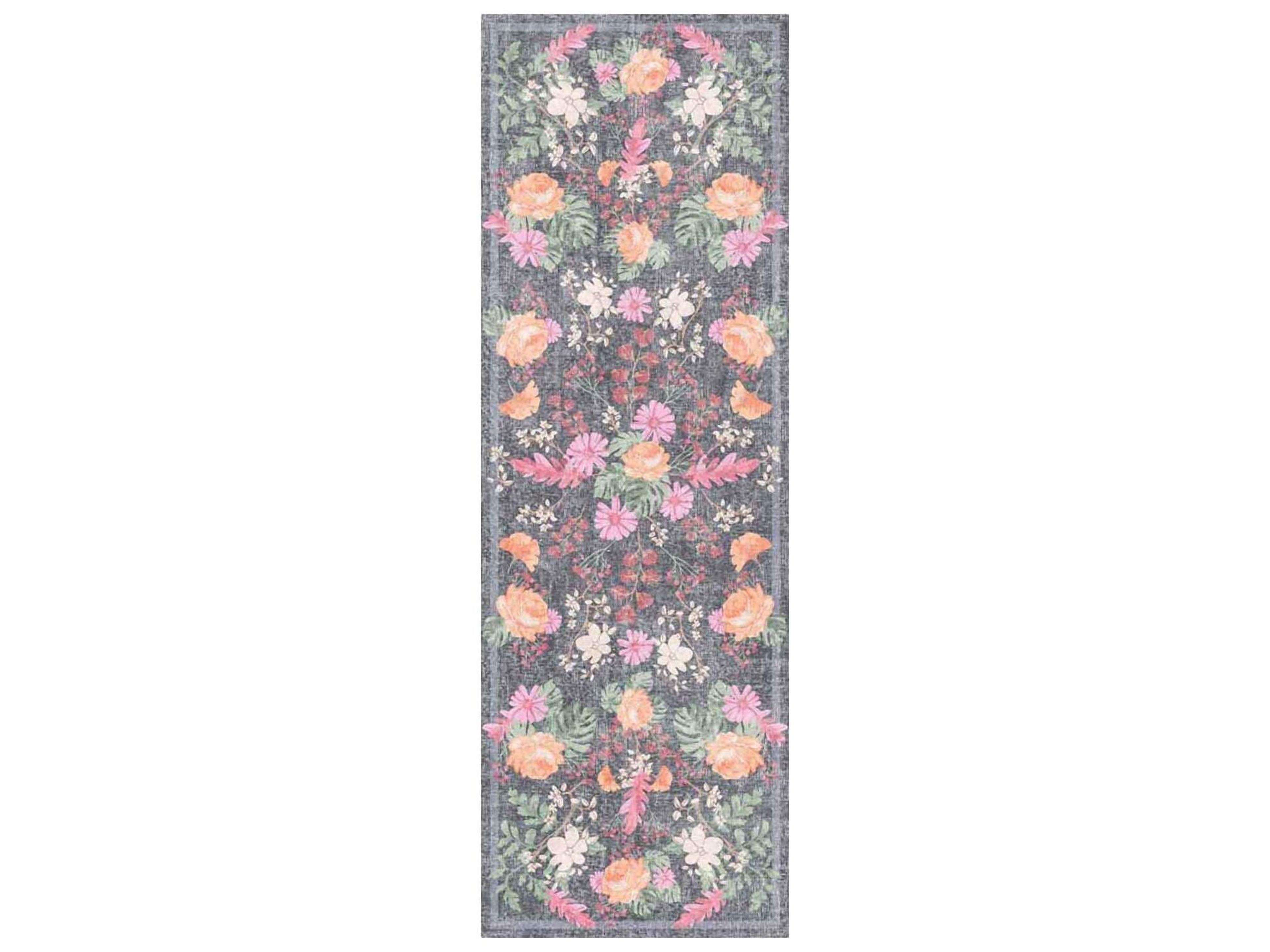 Botan Bordered Runner Area Rug