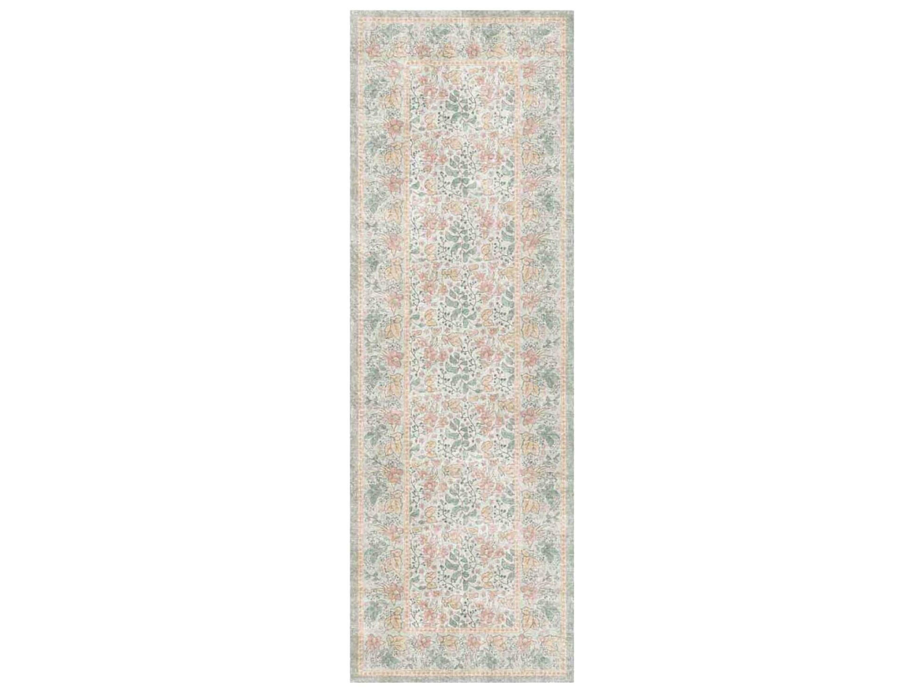 Botan Bordered Runner Area Rug