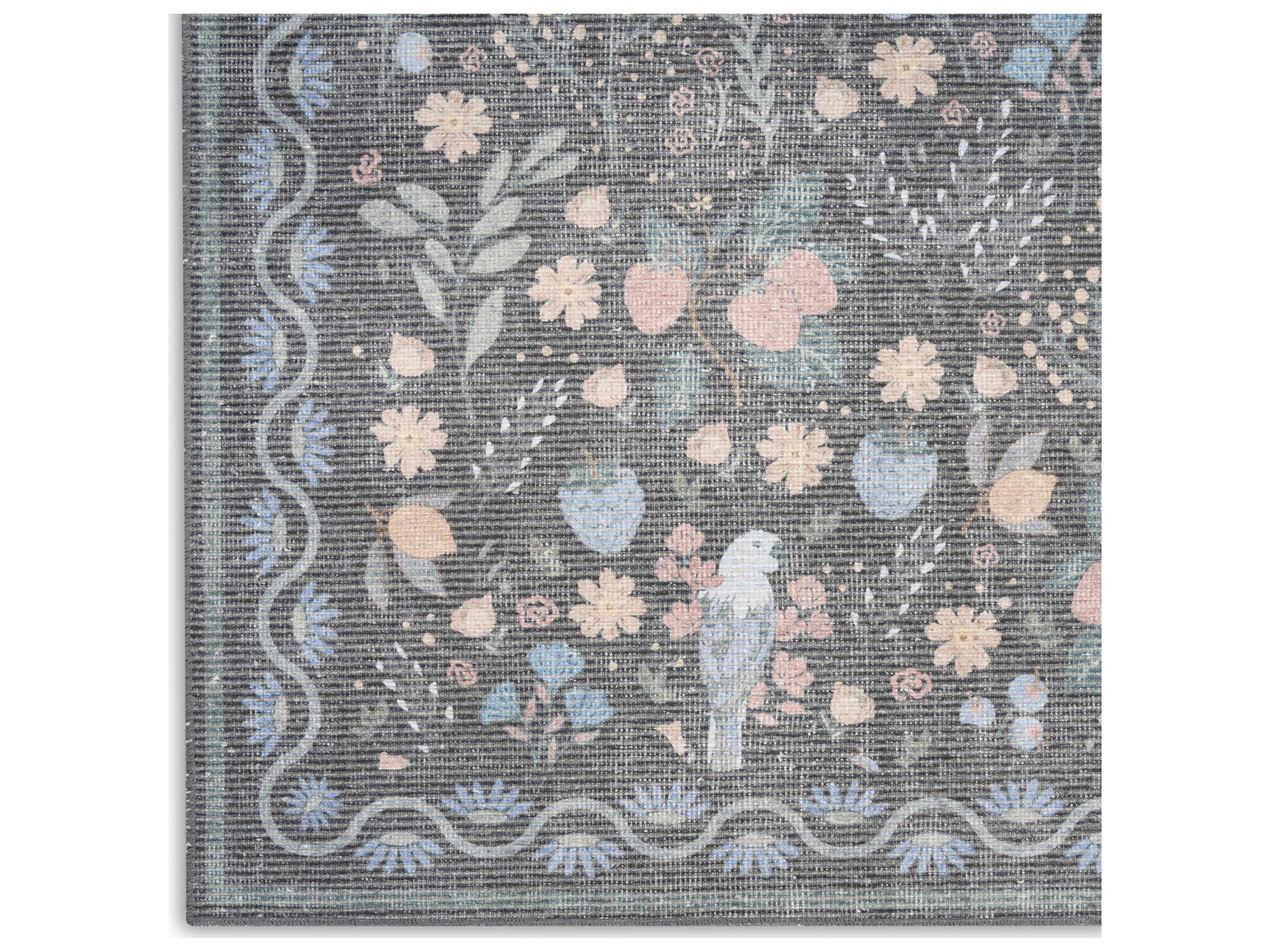 Nourison Botan Bordered Area Rug