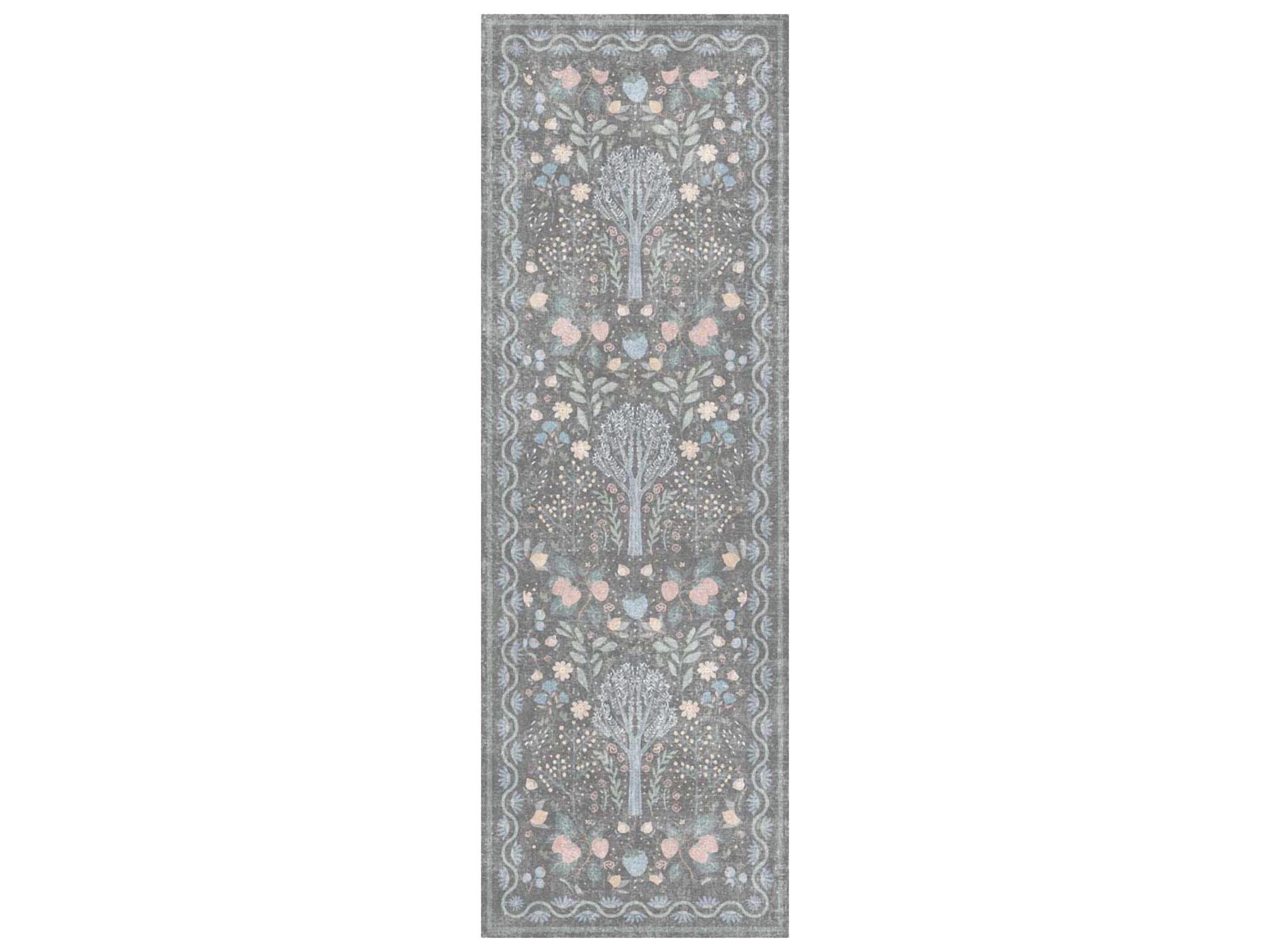 Botan Bordered Runner Area Rug