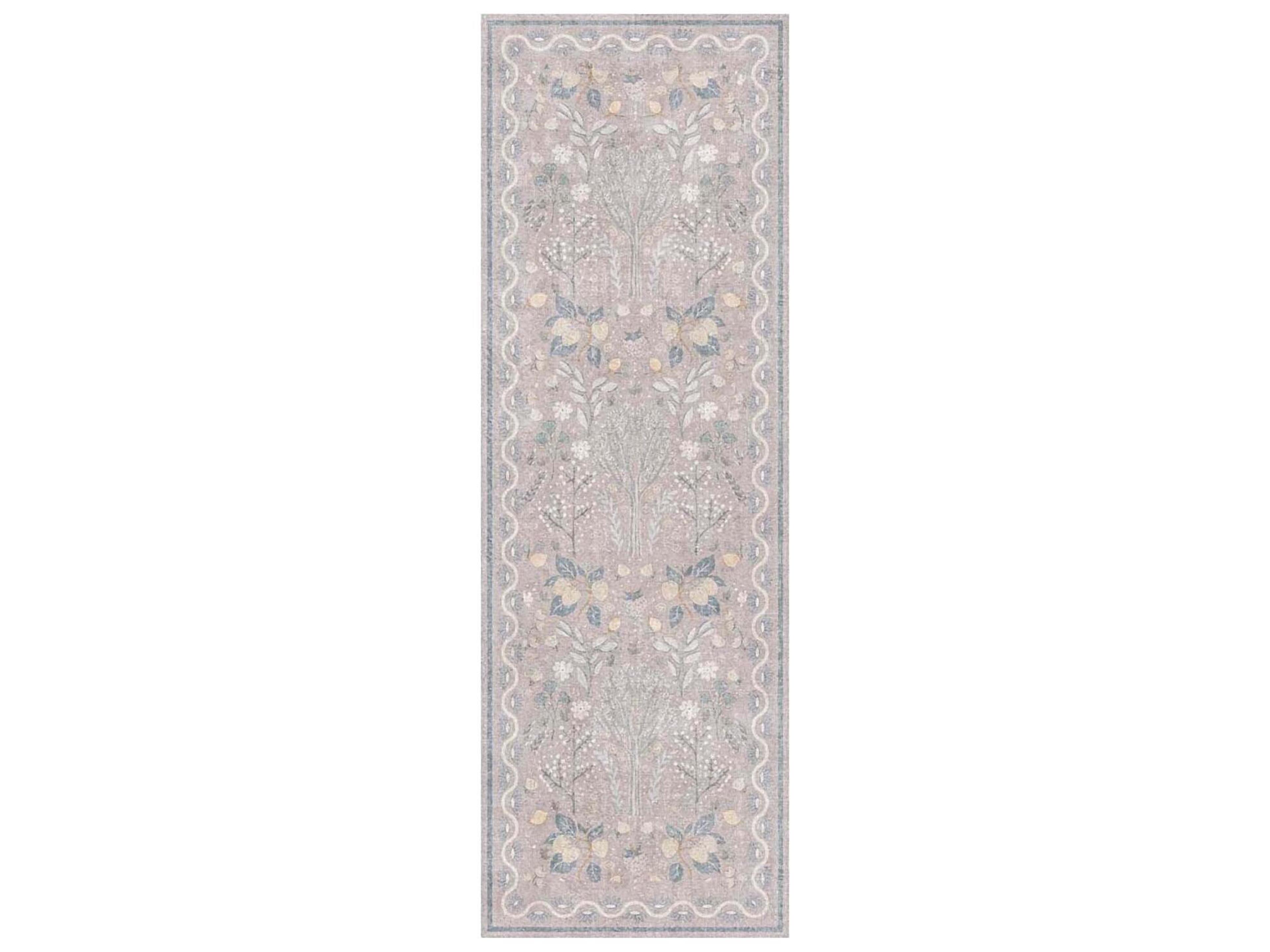 Botan Bordered Runner Area Rug