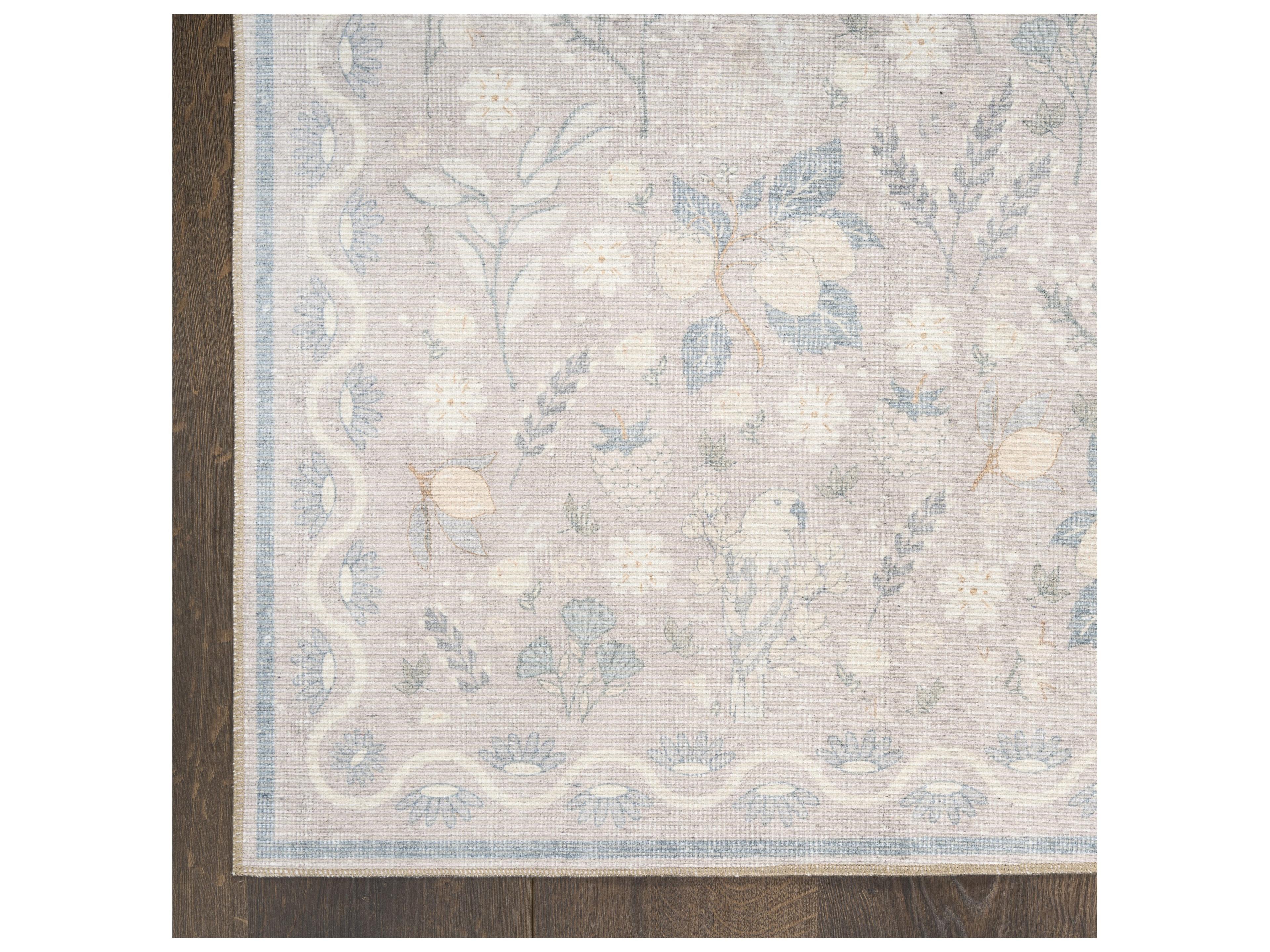 Nourison Botan Bordered Runner Area Rug