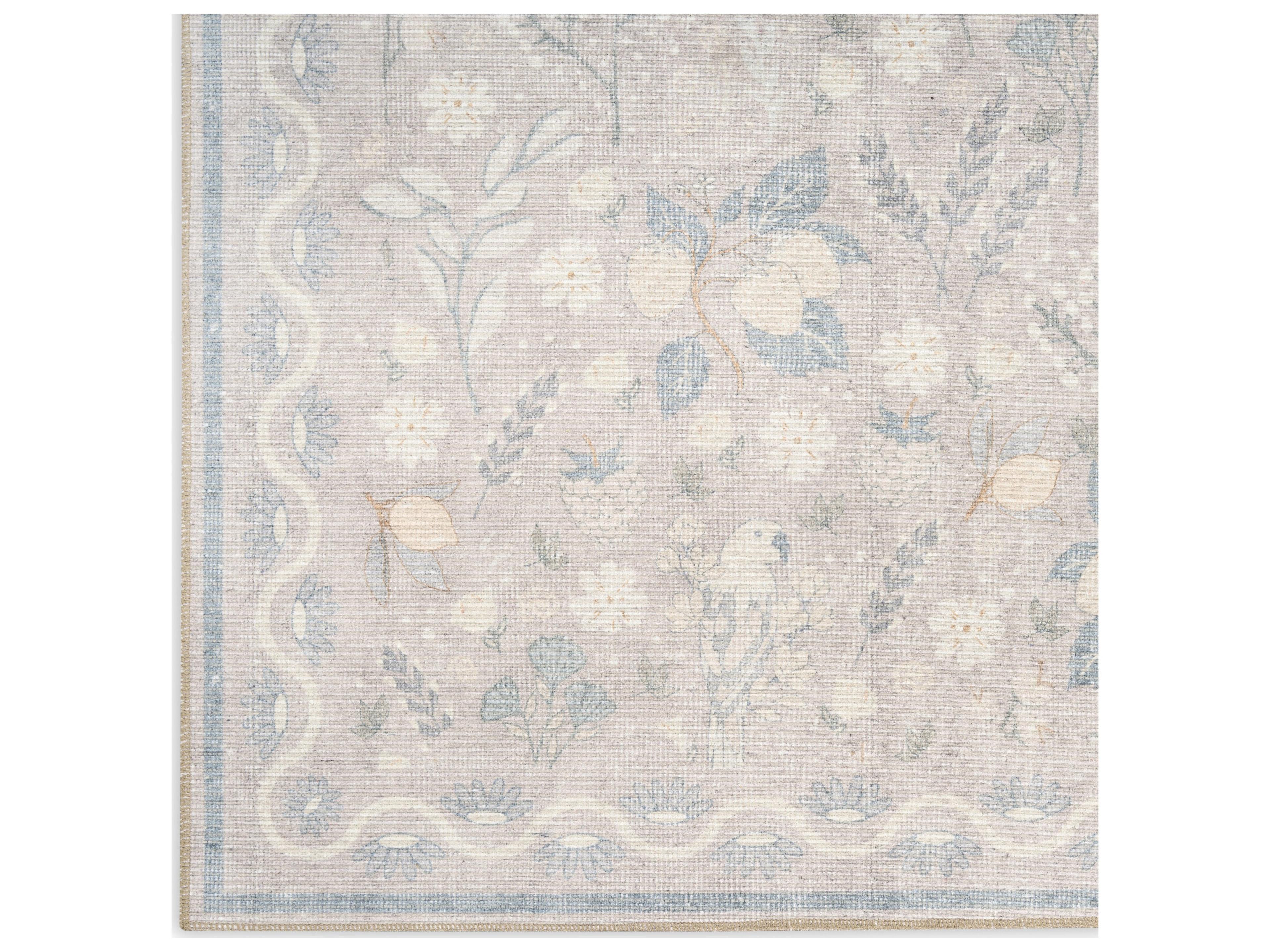 Nourison Botan Bordered Runner Area Rug