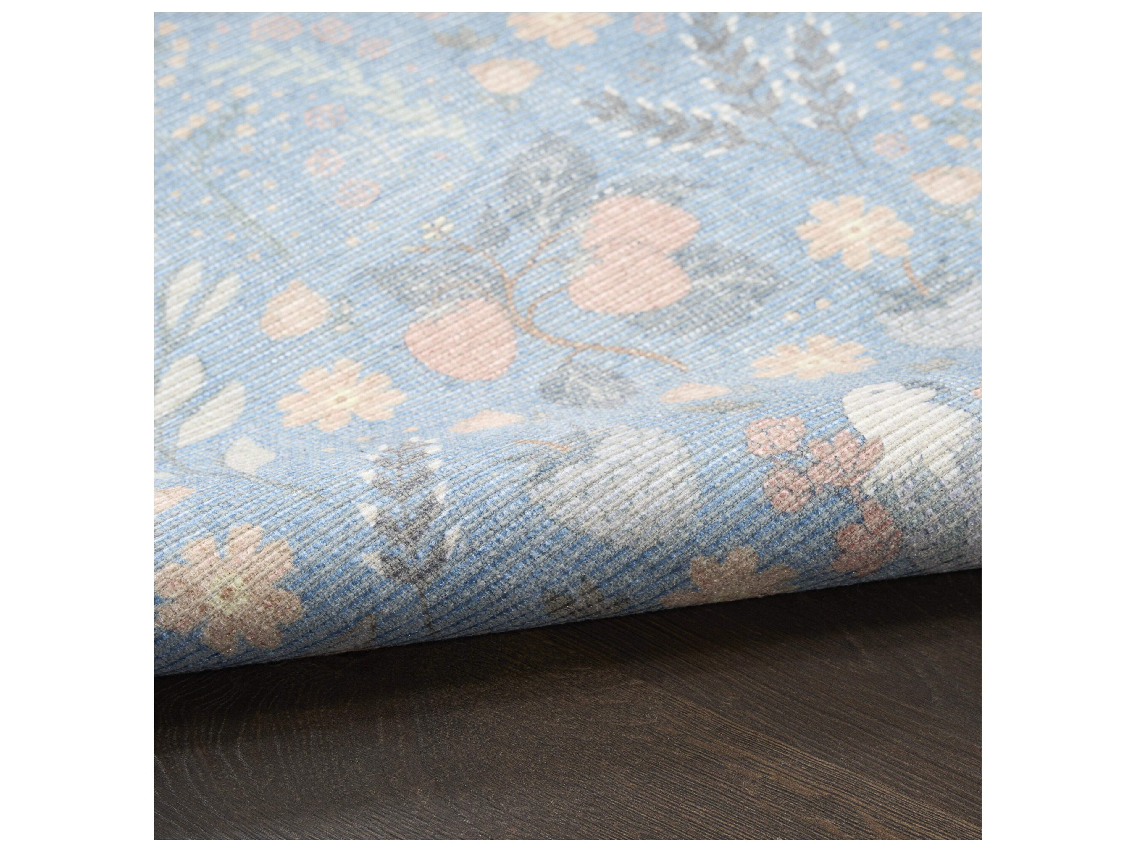 Nourison Botan Bordered Runner Area Rug