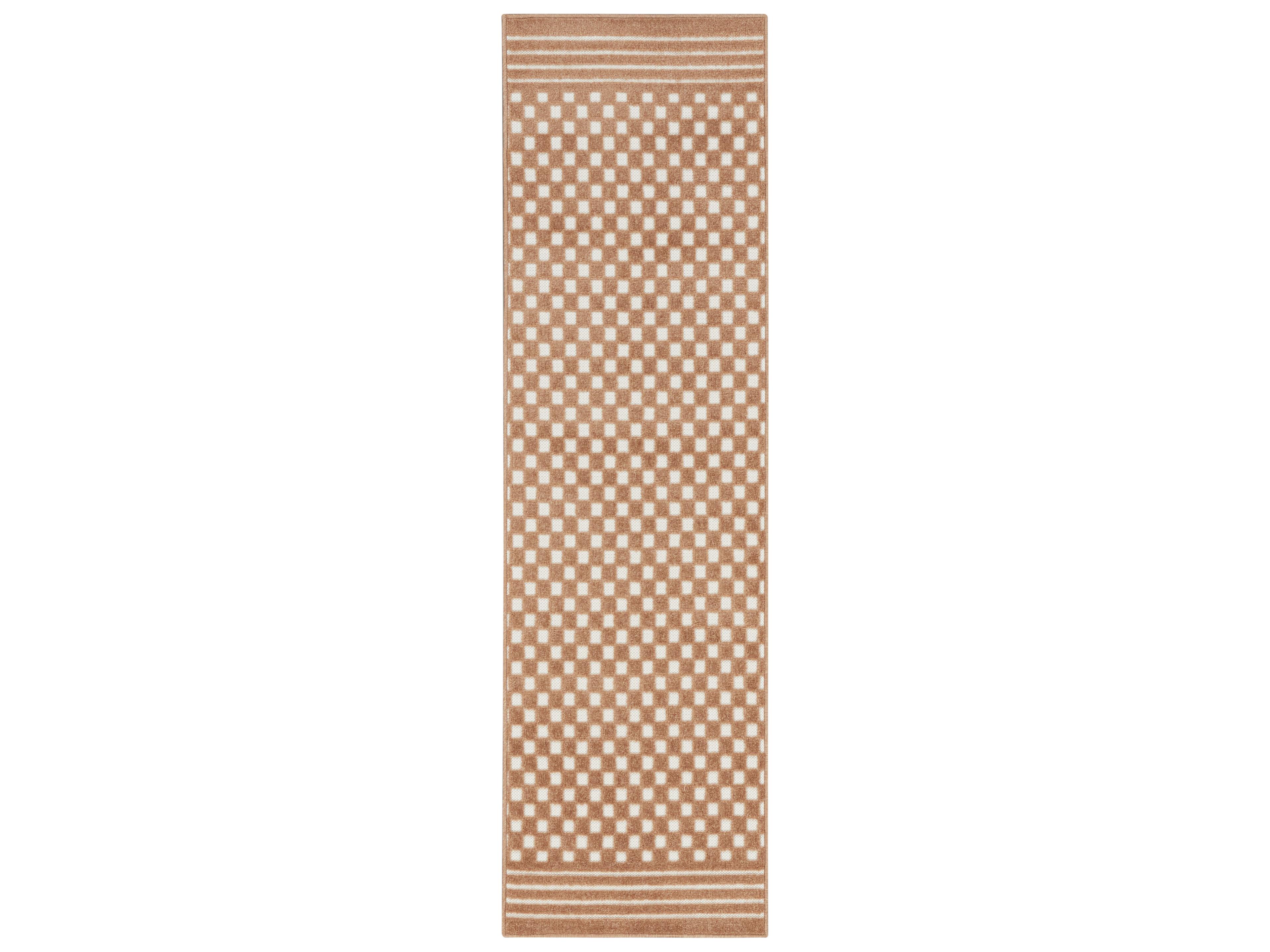 Care Free Geometric Runner Area Rug