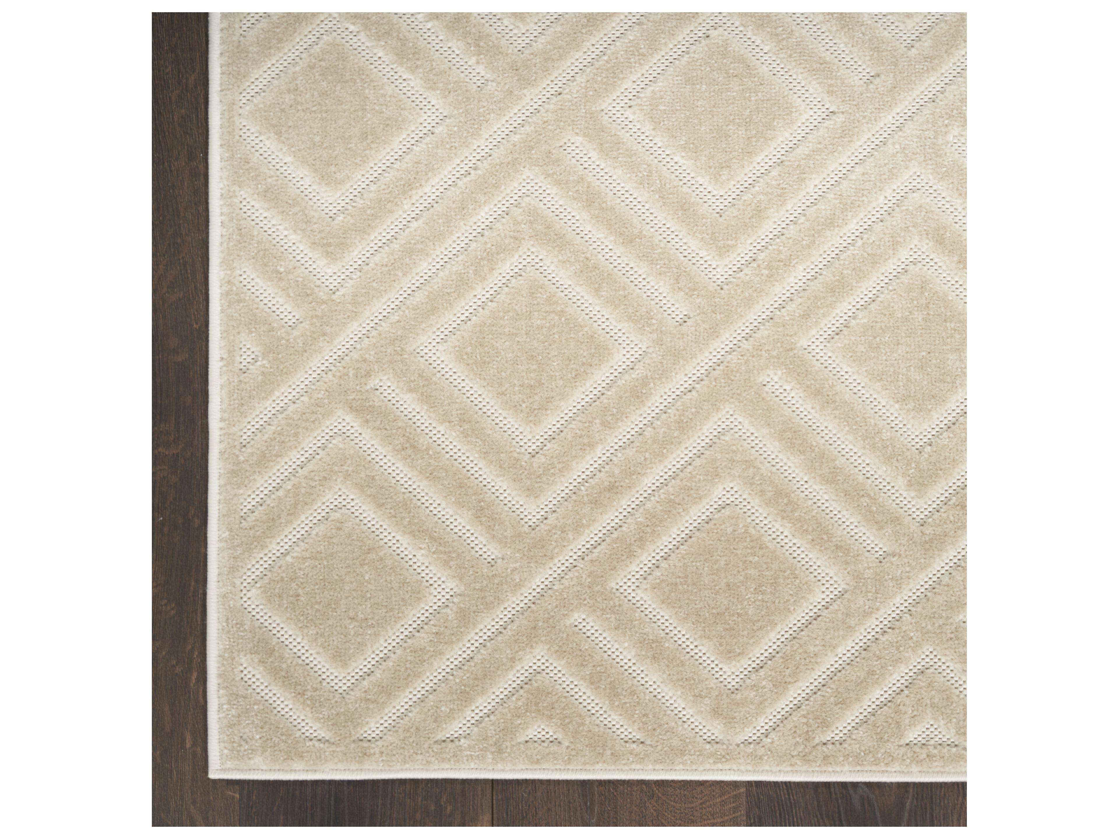 Nourison Care Free Geometric Runner Area Rug