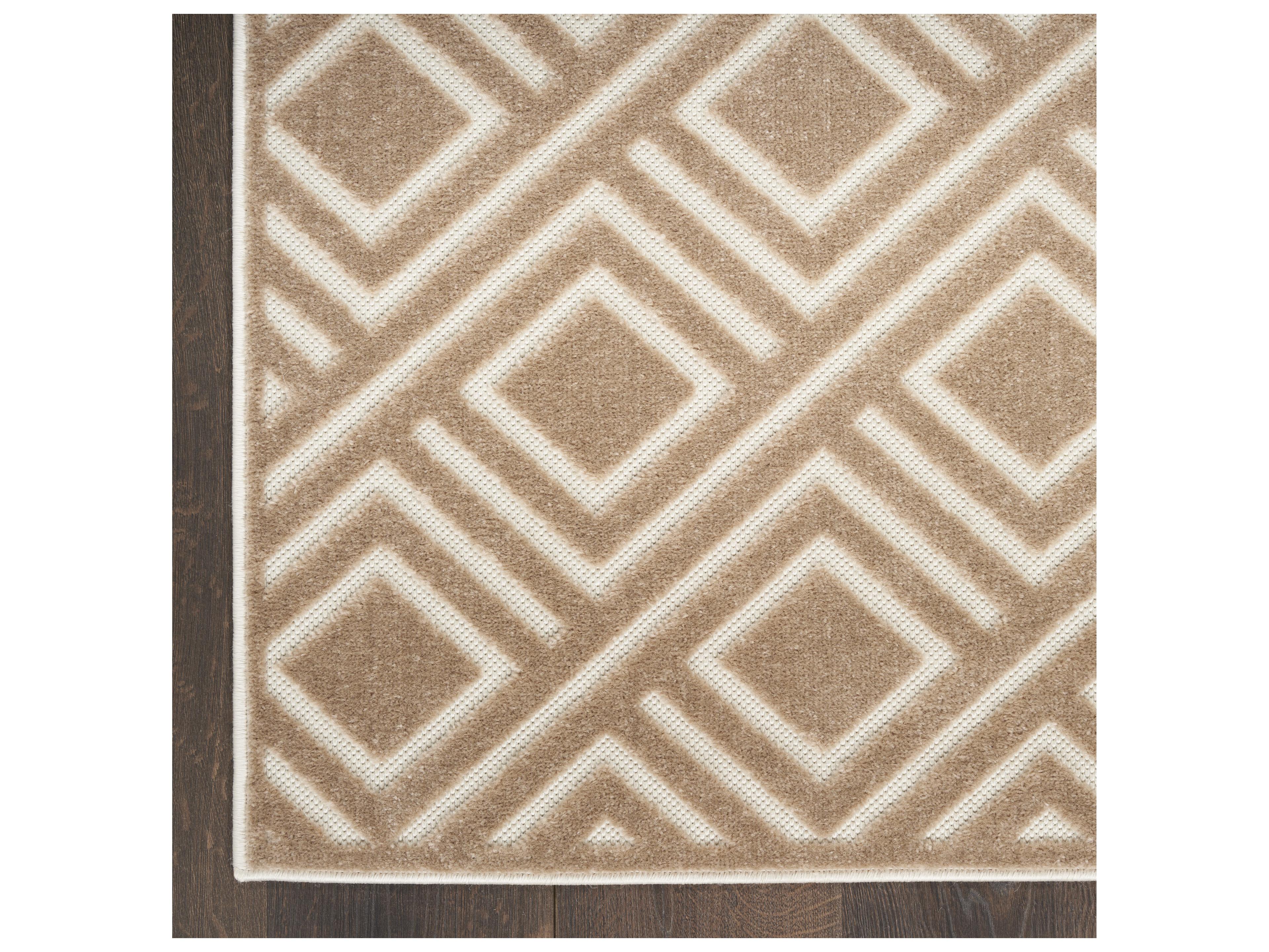 Nourison Care Free Geometric Runner Area Rug