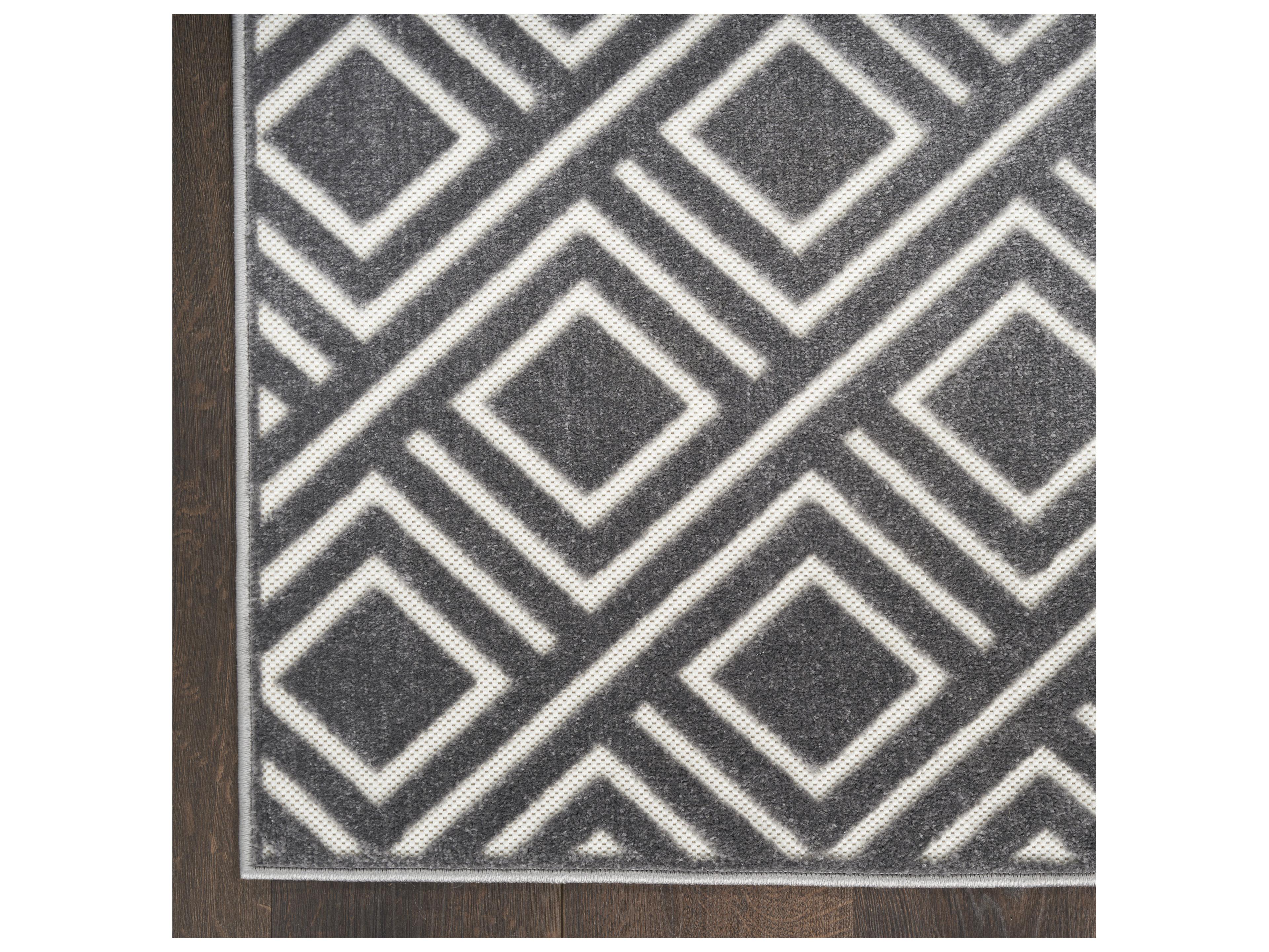 Nourison Care Free Geometric Runner Area Rug
