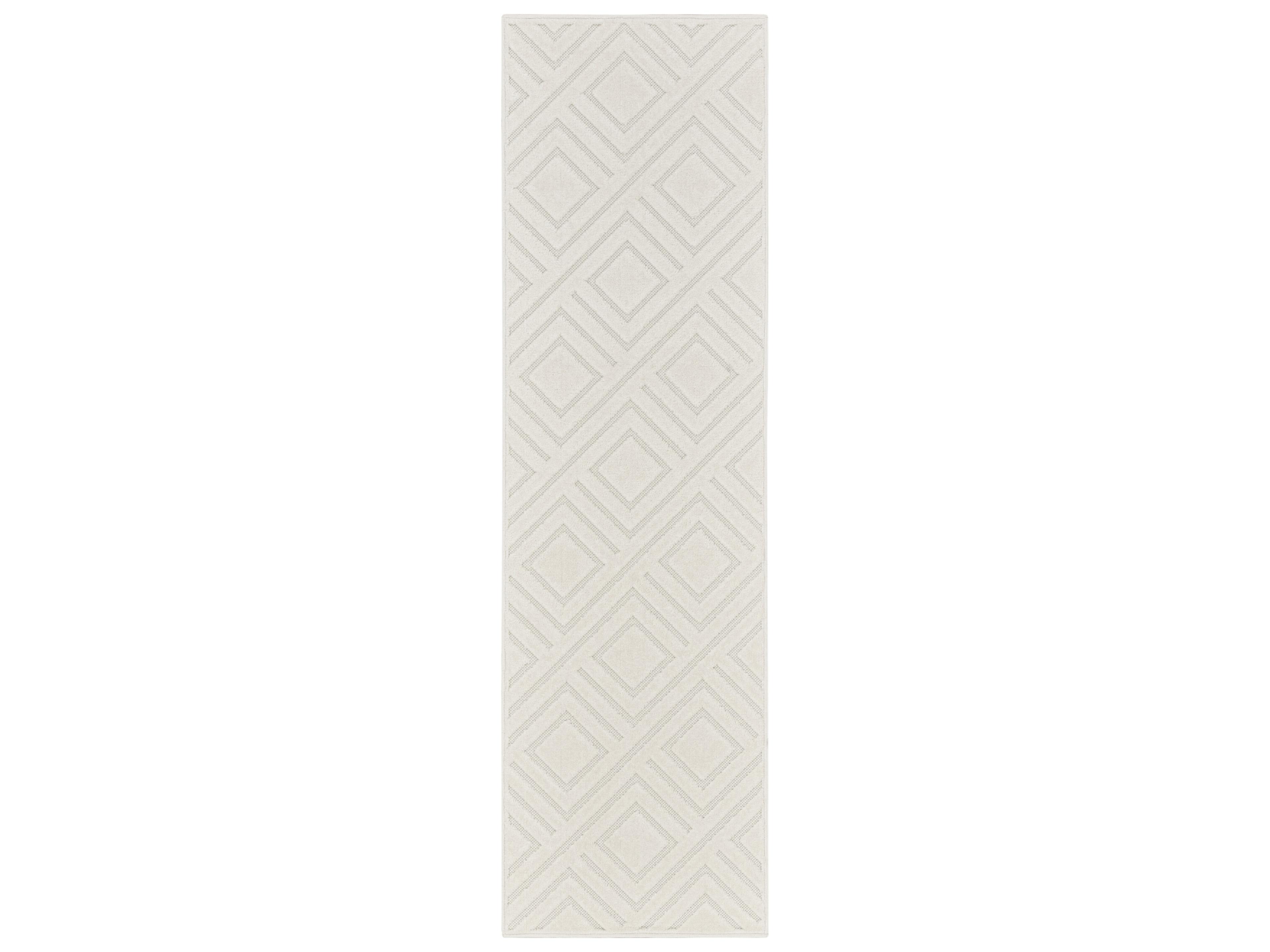 Care Free Geometric Runner Area Rug