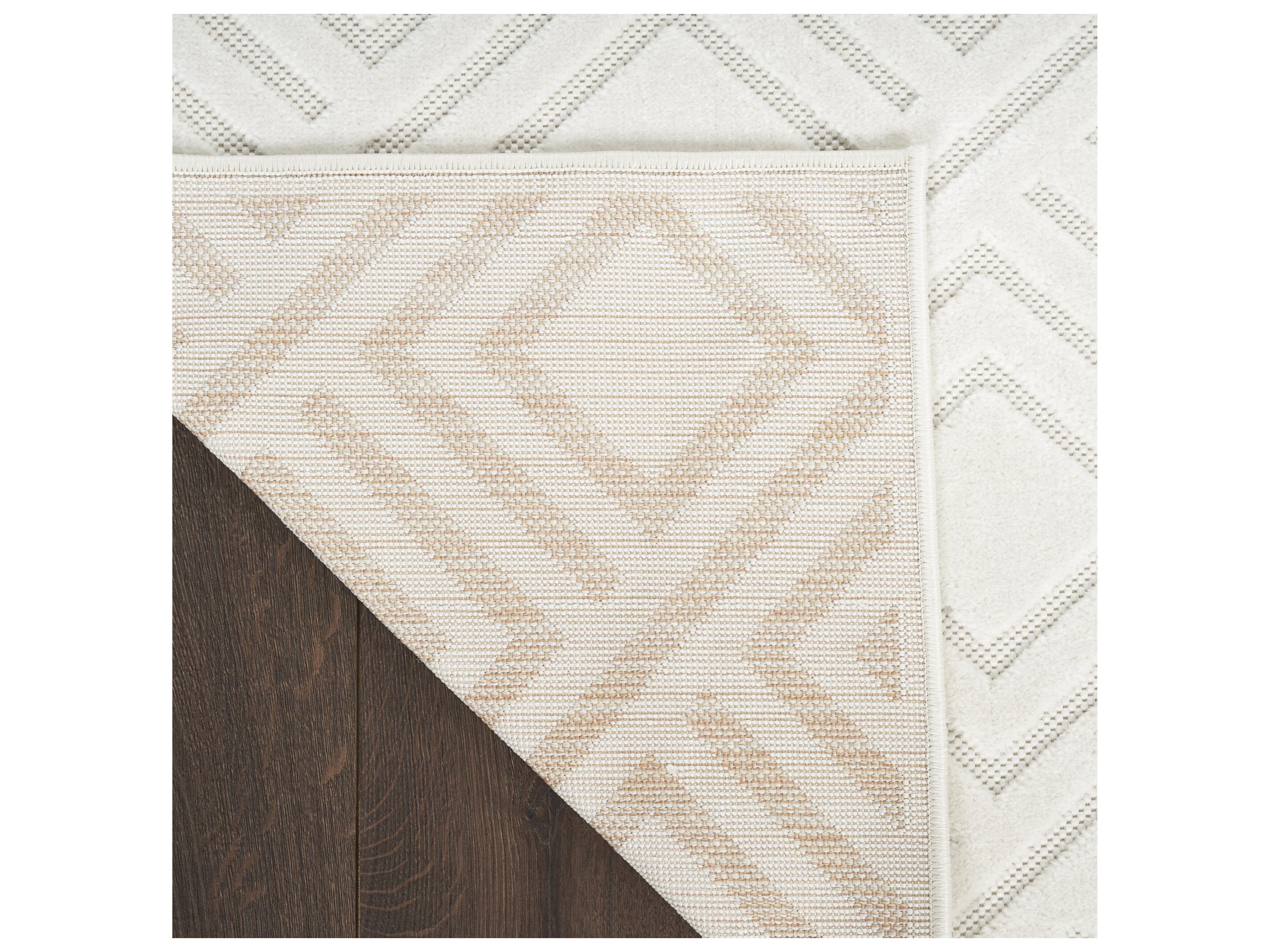 Nourison Care Free Geometric Runner Area Rug
