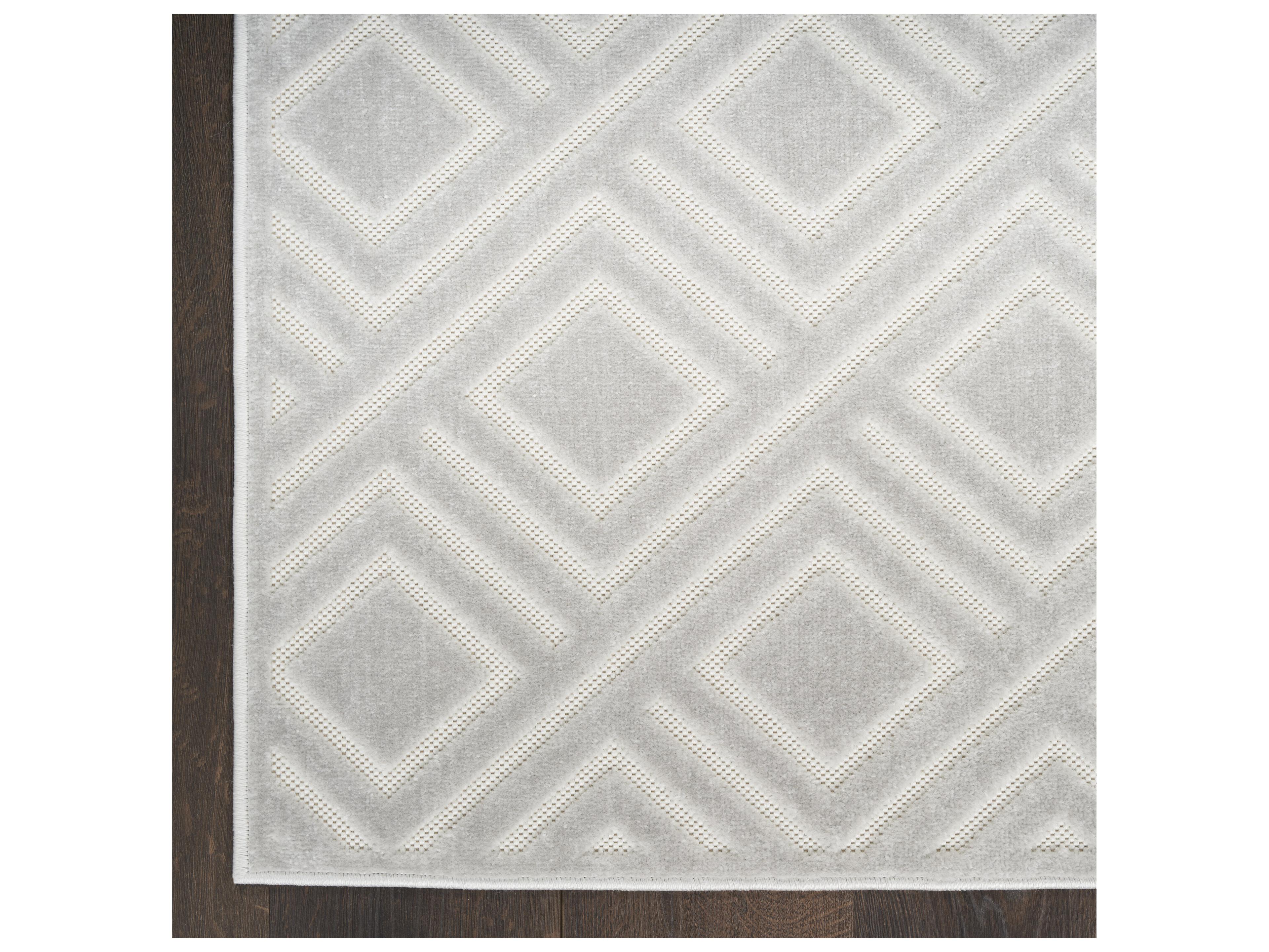 Nourison Care Free Geometric Runner Area Rug