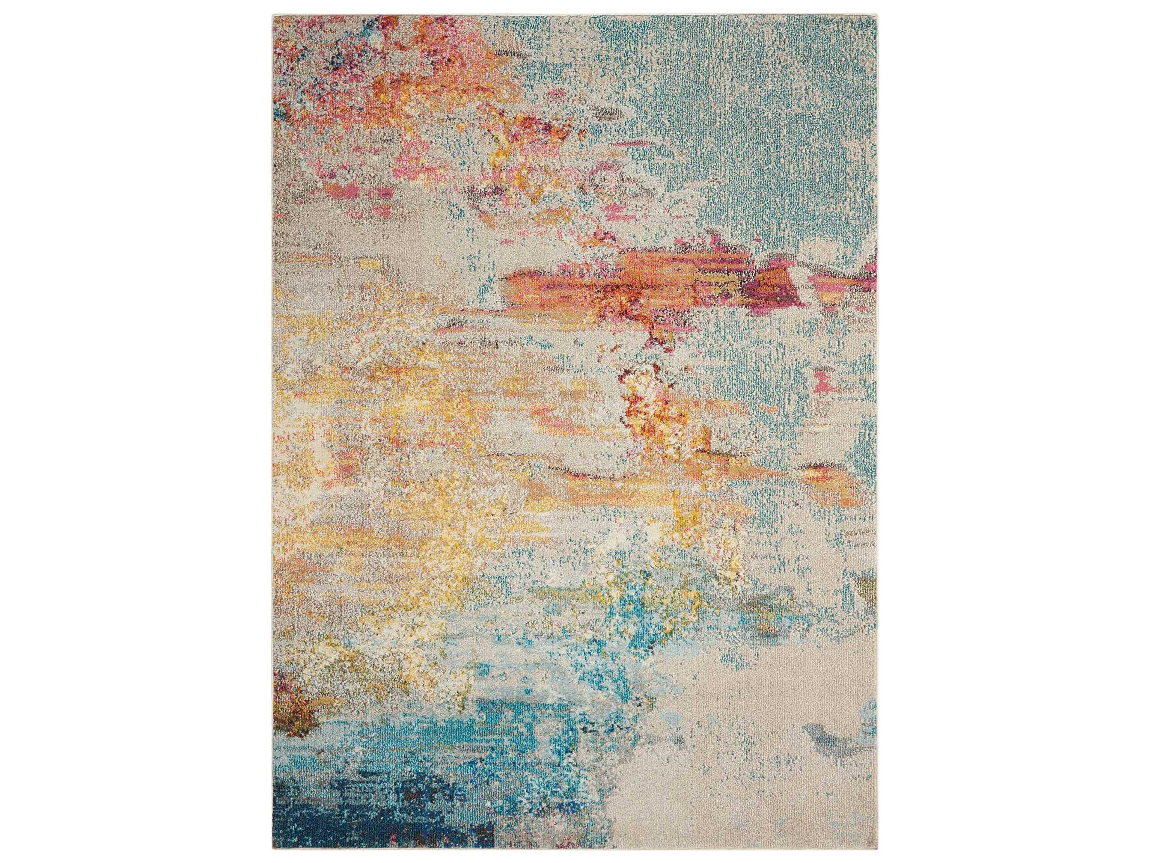 Celestial Sealife Abstract Area Rug