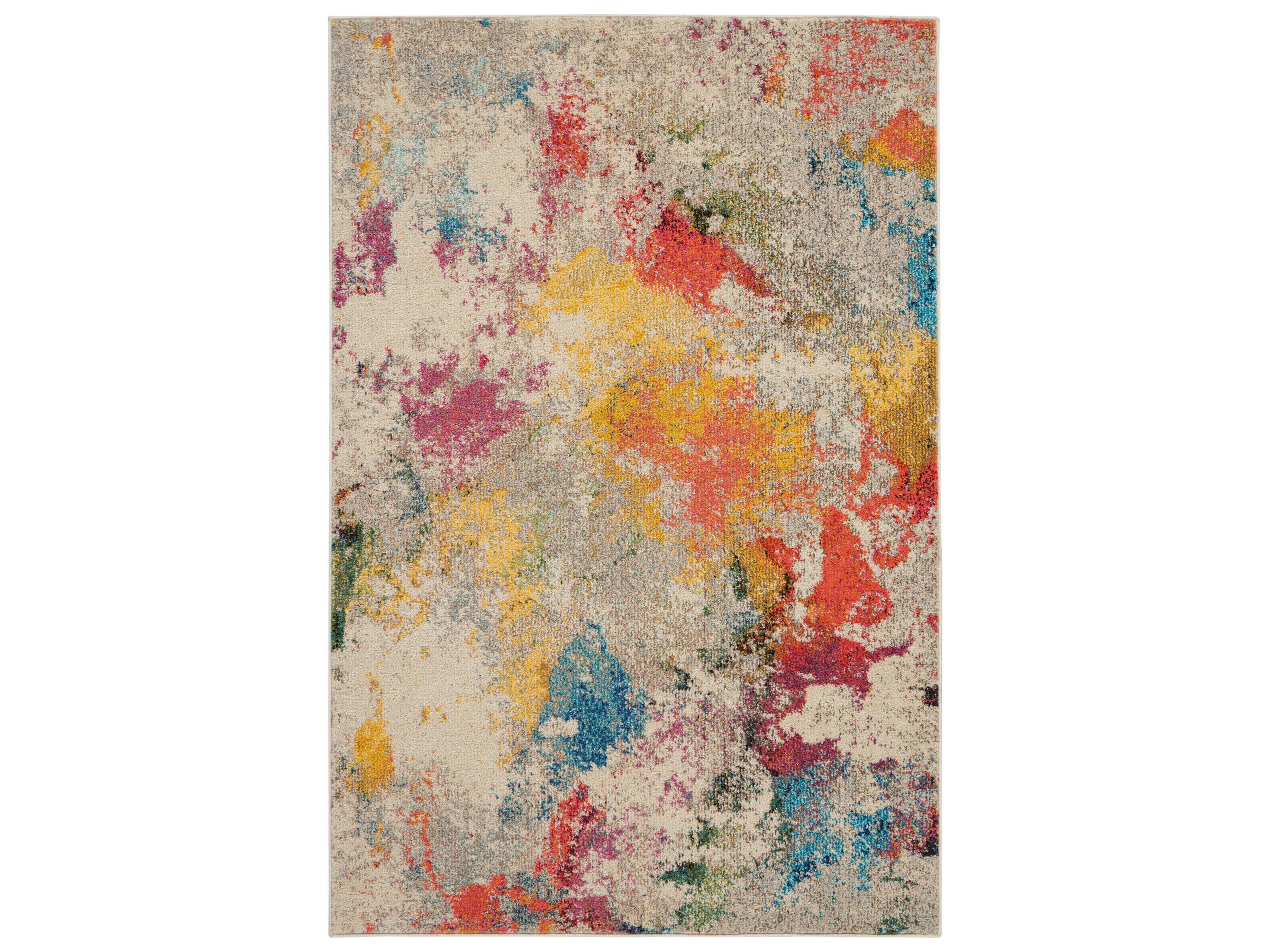 Celestial CES12 Area Rug Ivory Multicolor Abstract