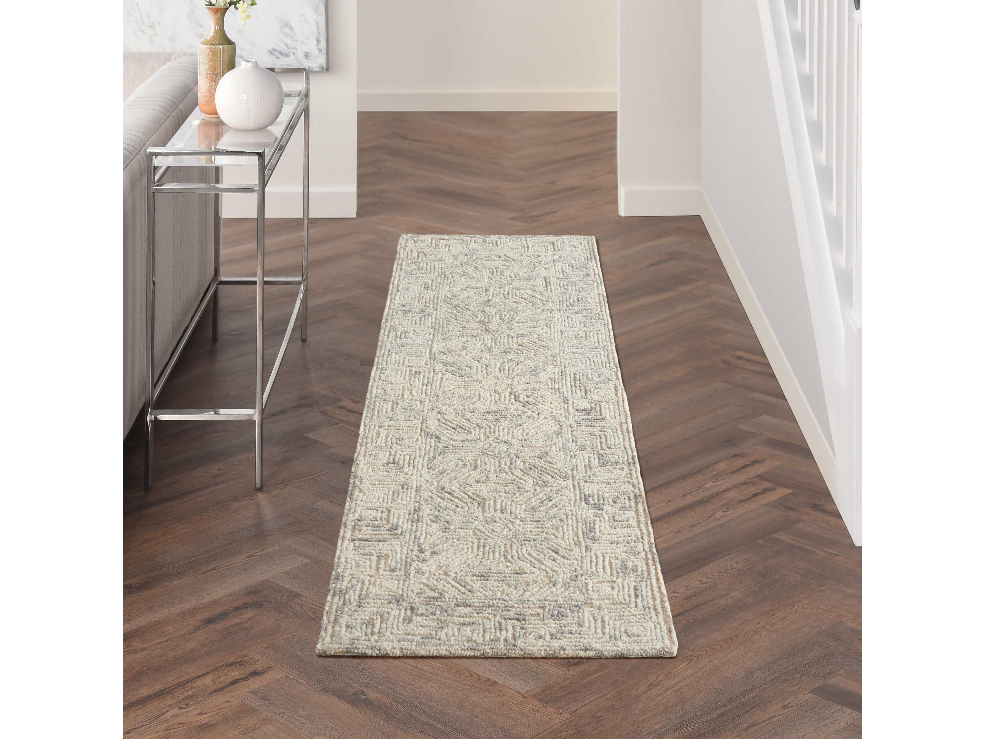 Nourison Colorado Bordered Runner Area Rug