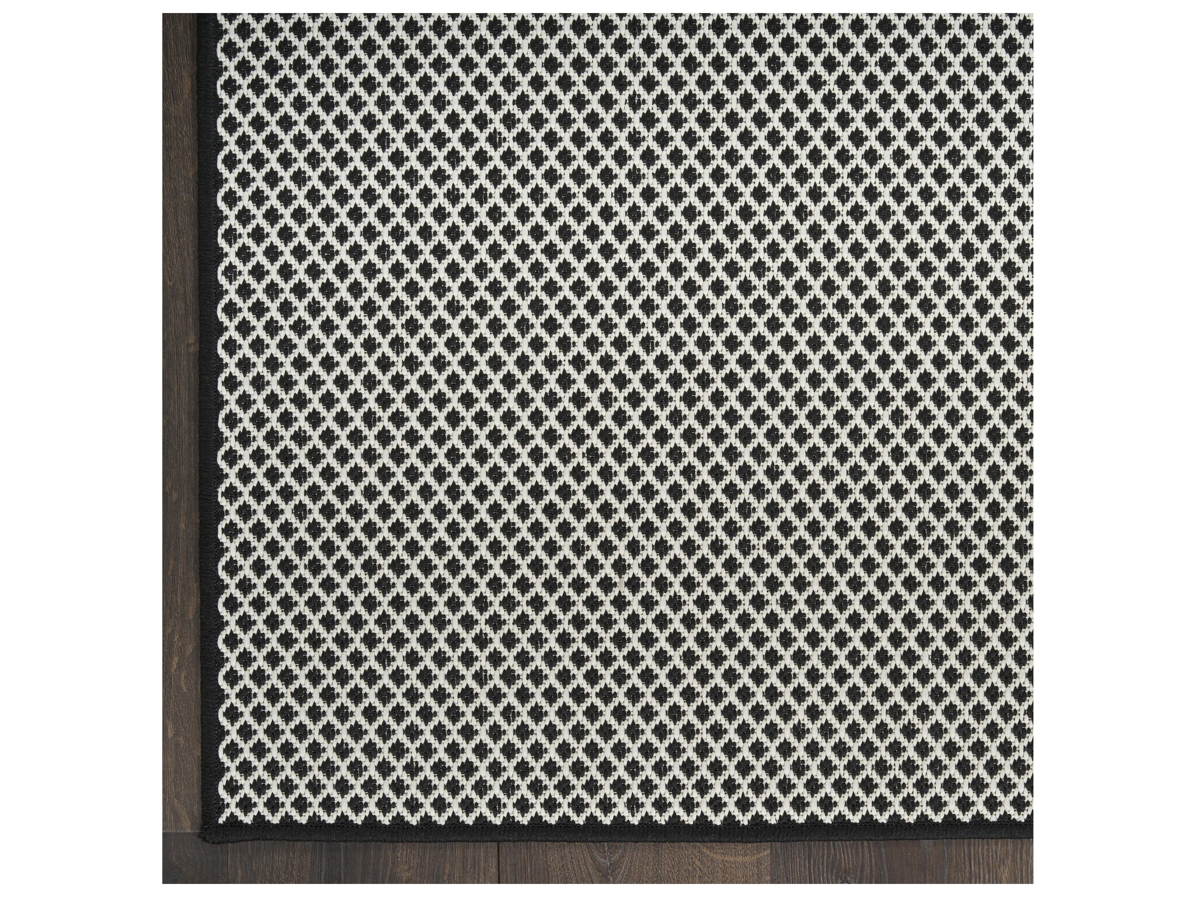 Nourison Courtyard Geometric Runner Area Rug