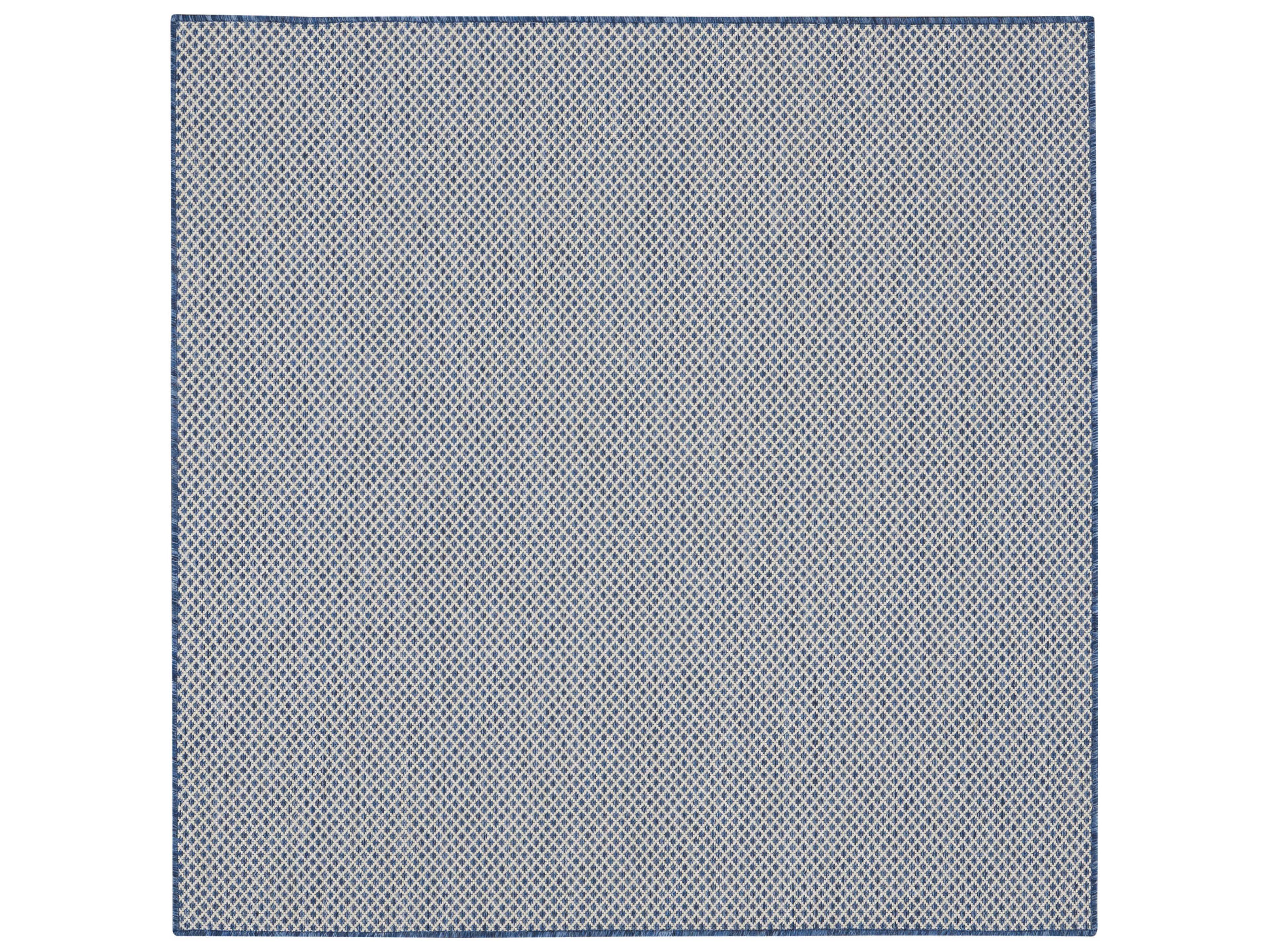 Courtyard COU01 Square Area Rug Indoor Outdoor Geometric