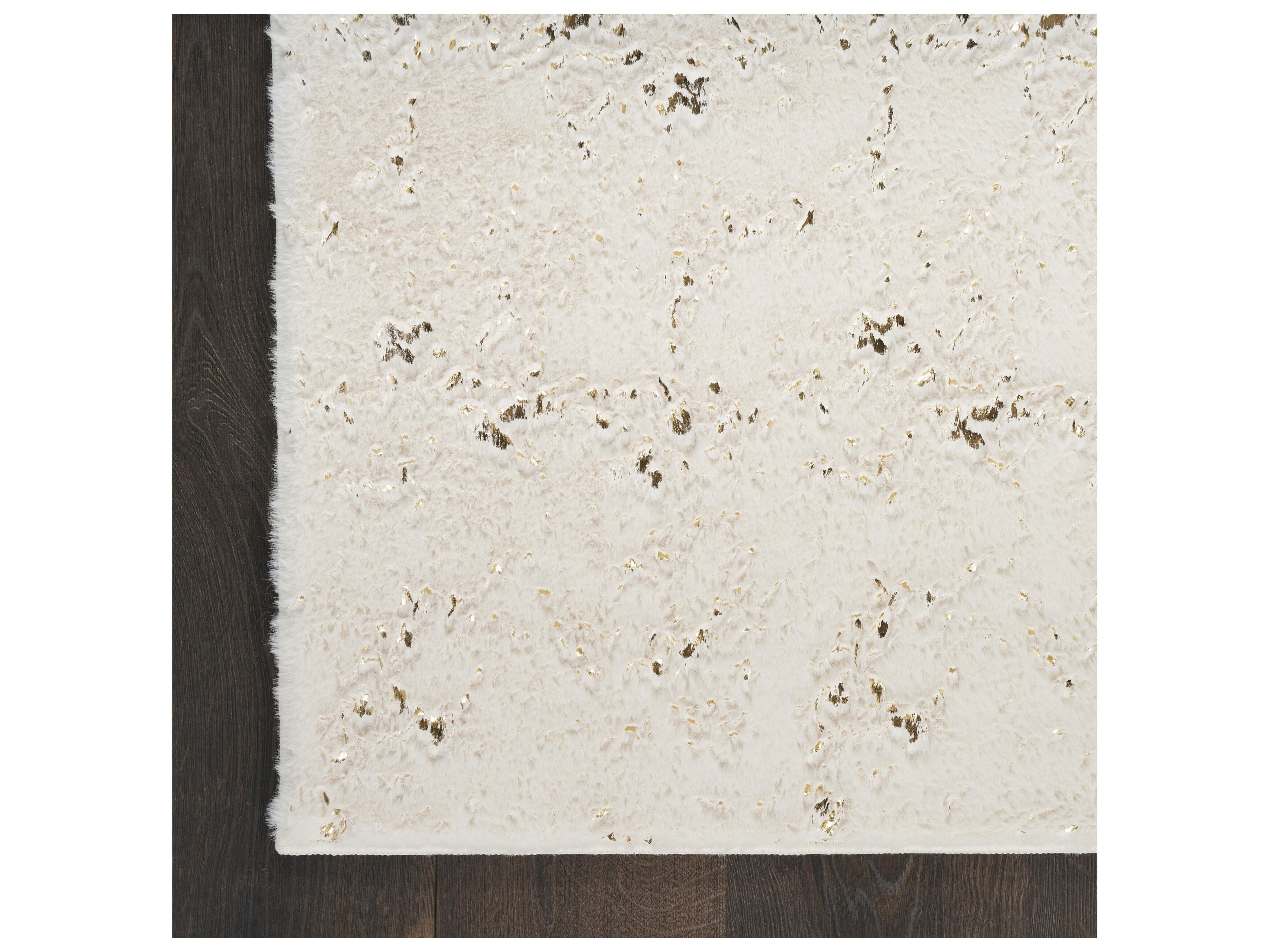 Nourison Cozsh Shag Abstract Area Rug
