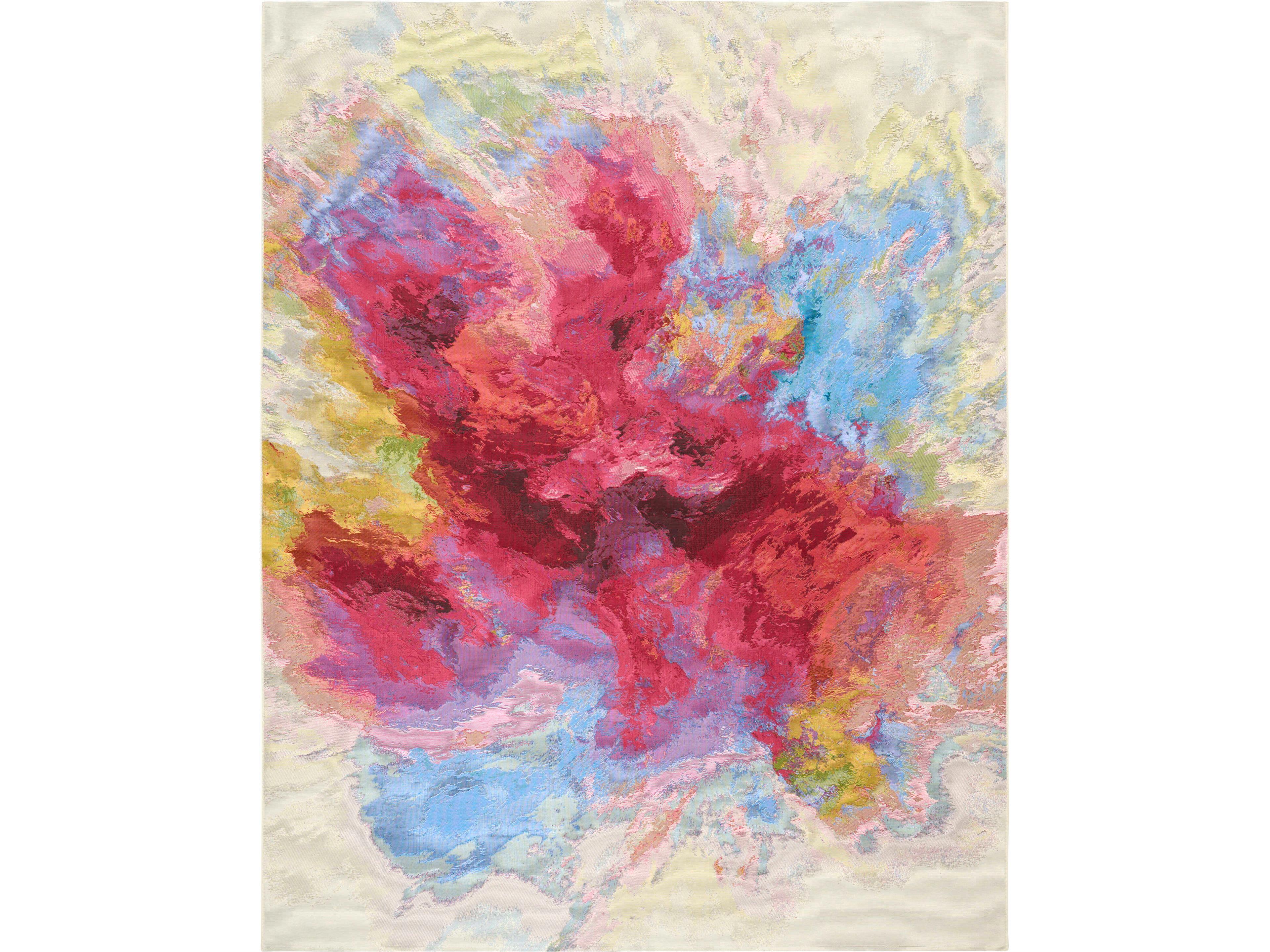 Color Splash Abstract Area Rug