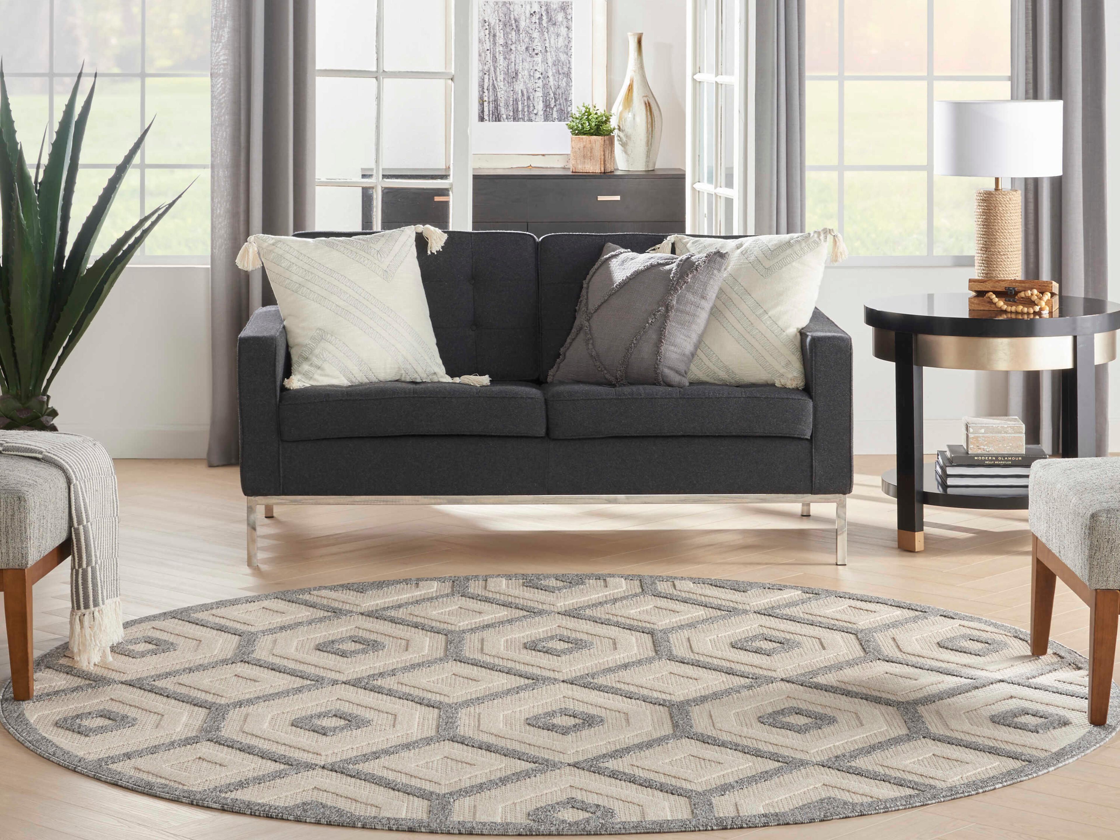Nourison Cozumel Bordered Area Rug