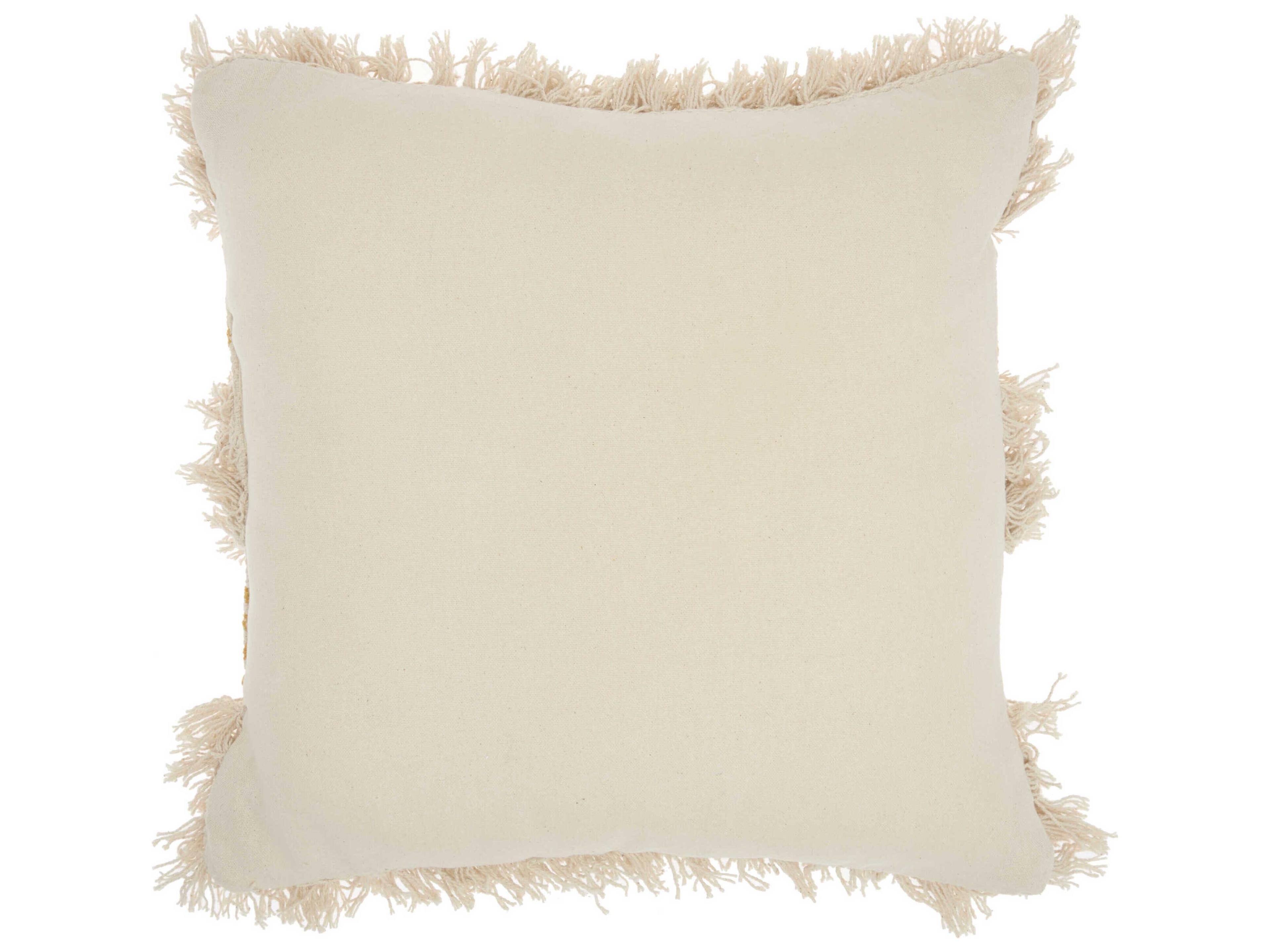 Nourison Life Styles Mustard 18" x 18" Pillow