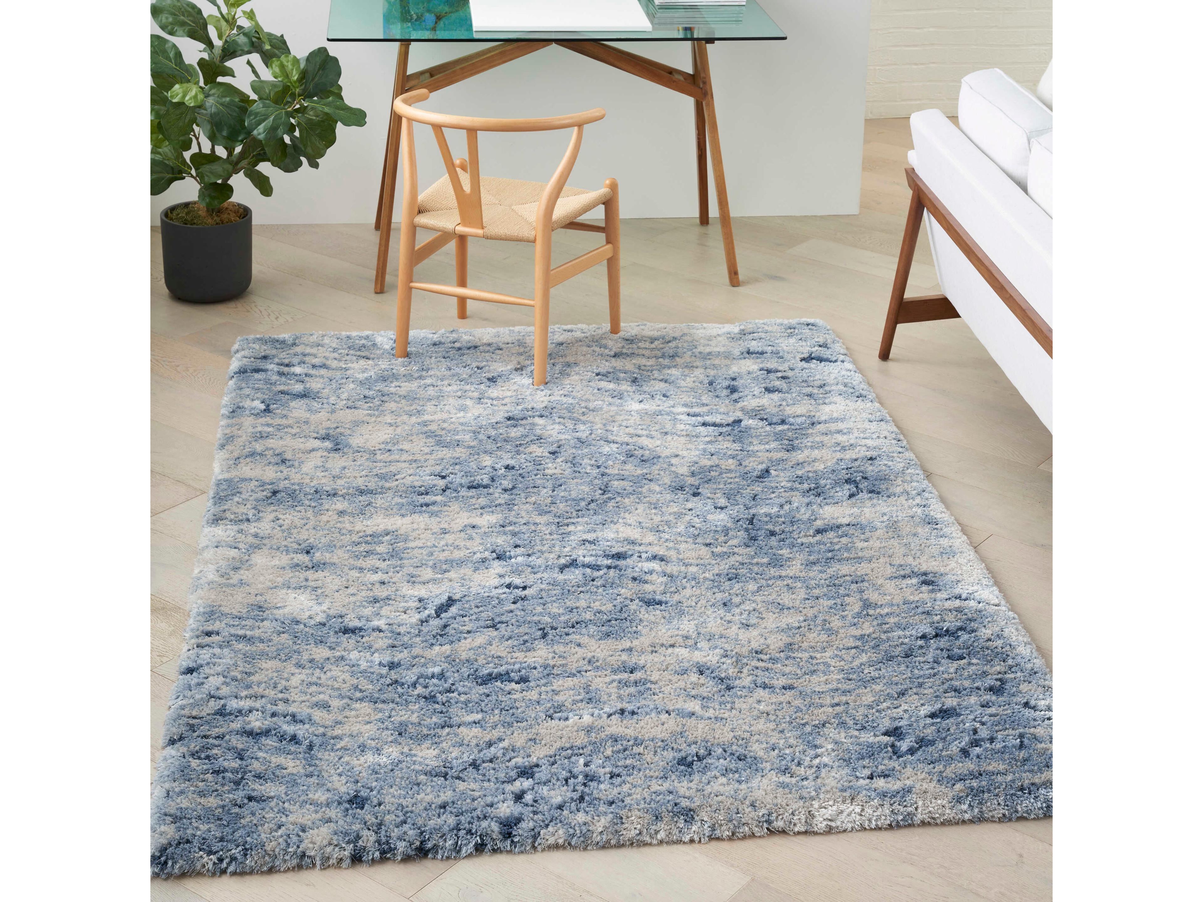 Nourison Dreamy Shag Abstract Area Rug