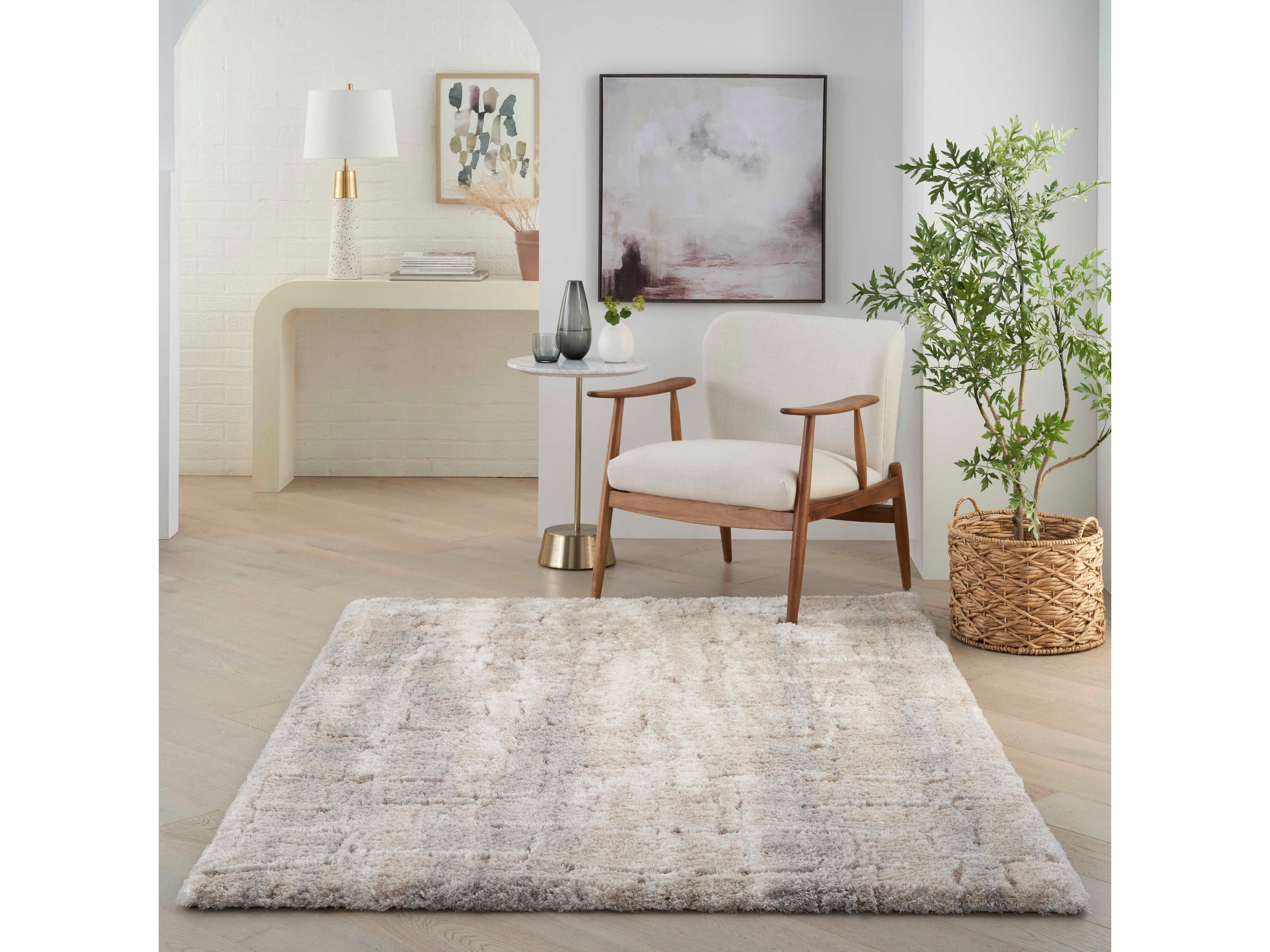 Nourison Dreamy Shag Abstract Area Rug