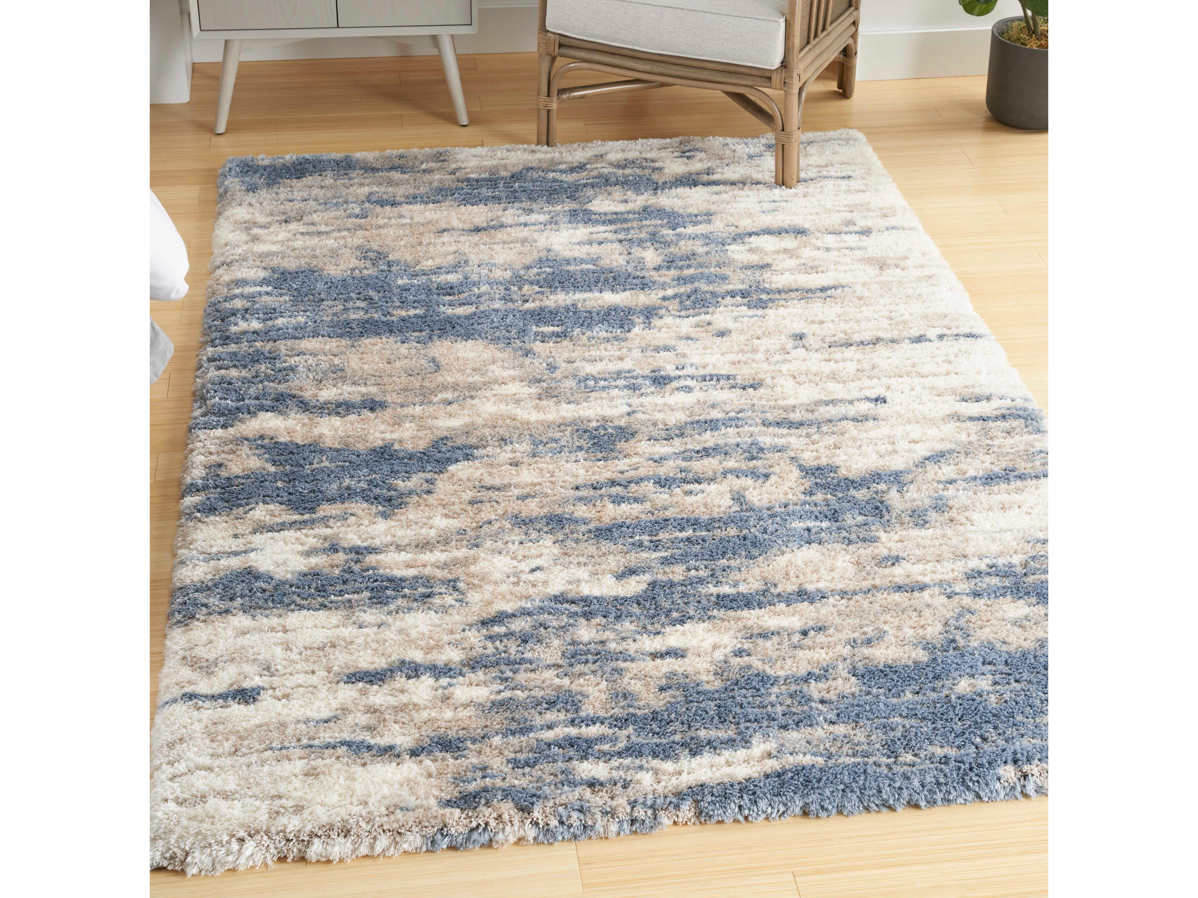 Nourison Dreamy Shag Abstract Area Rug