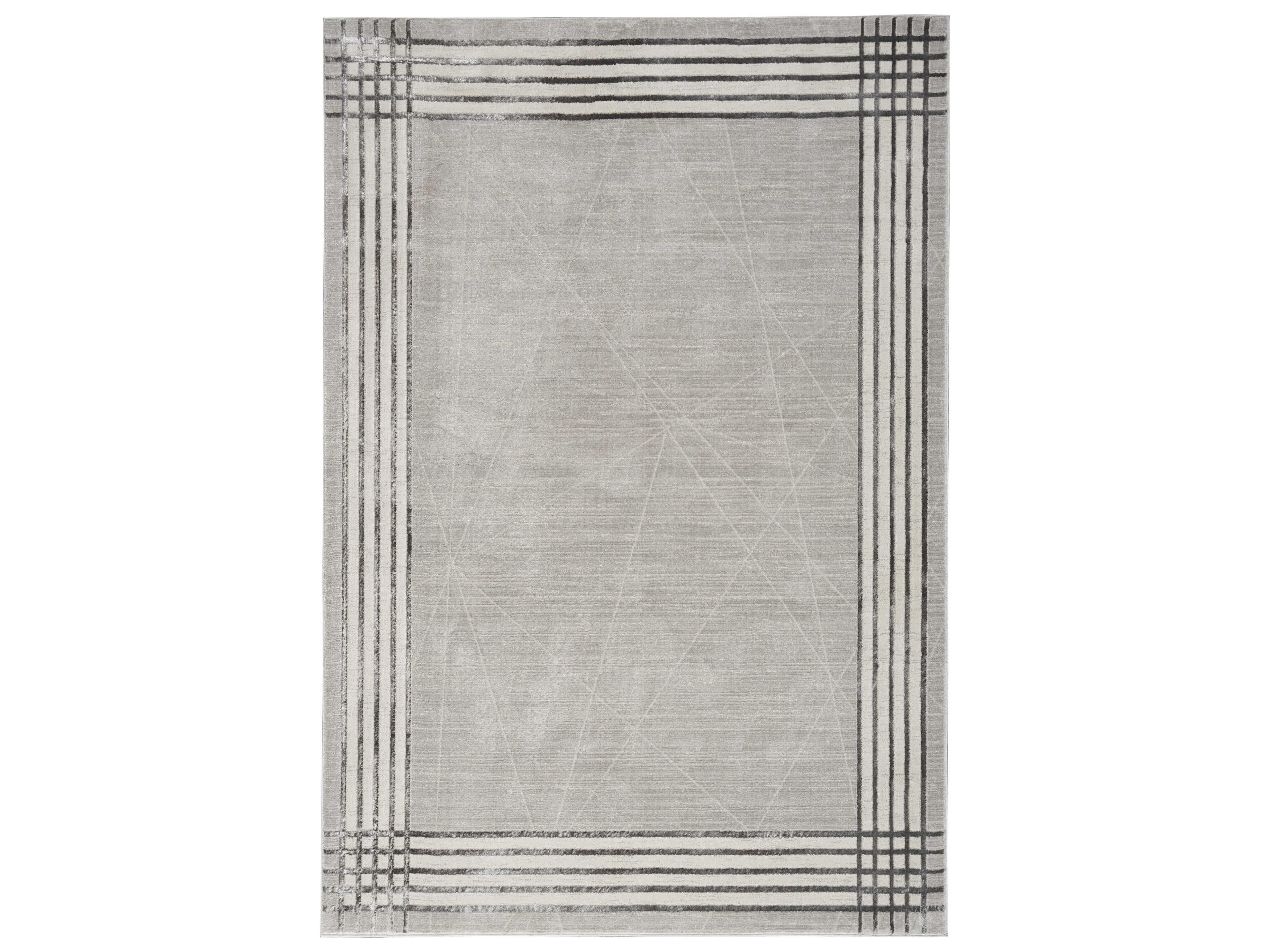Desire DSR01 Area Rug Abstract Grey Silver