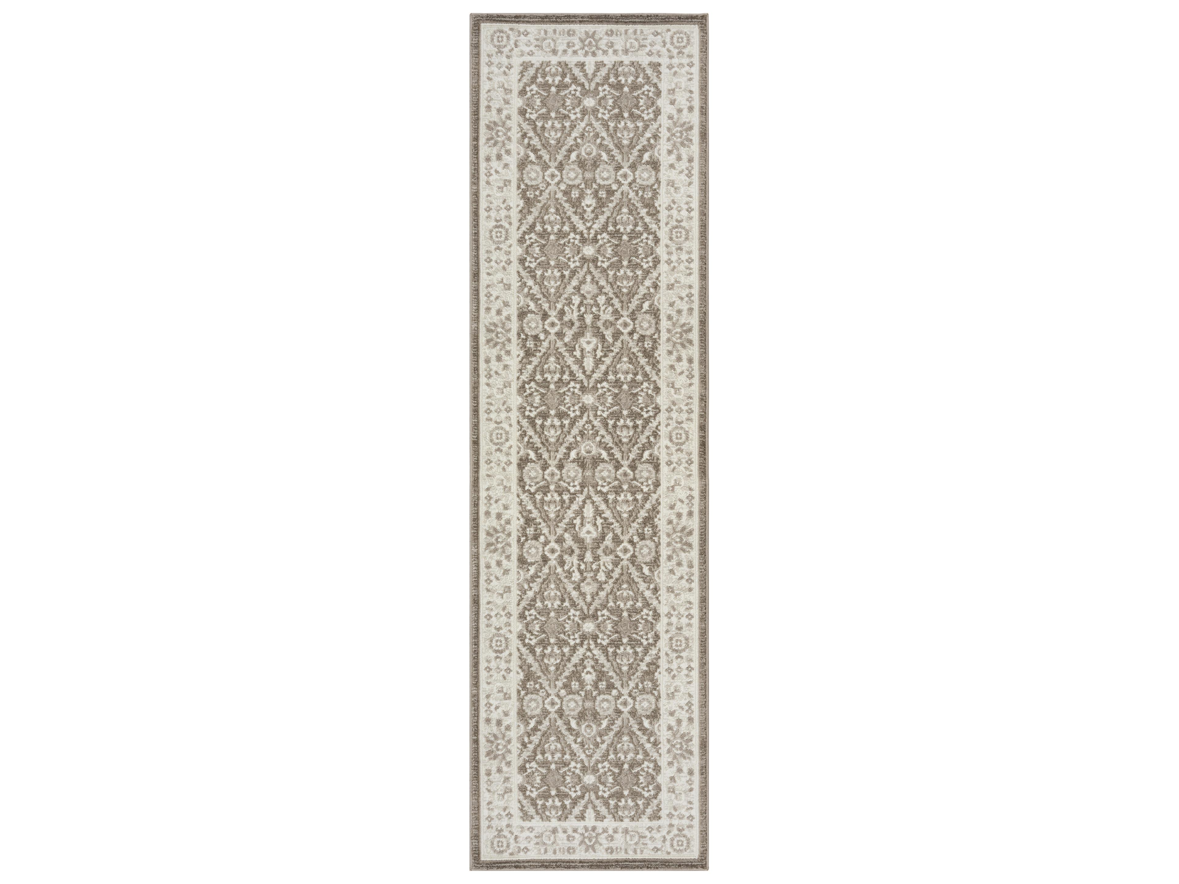 Eco Cycle Bordered Runner Area Rug
